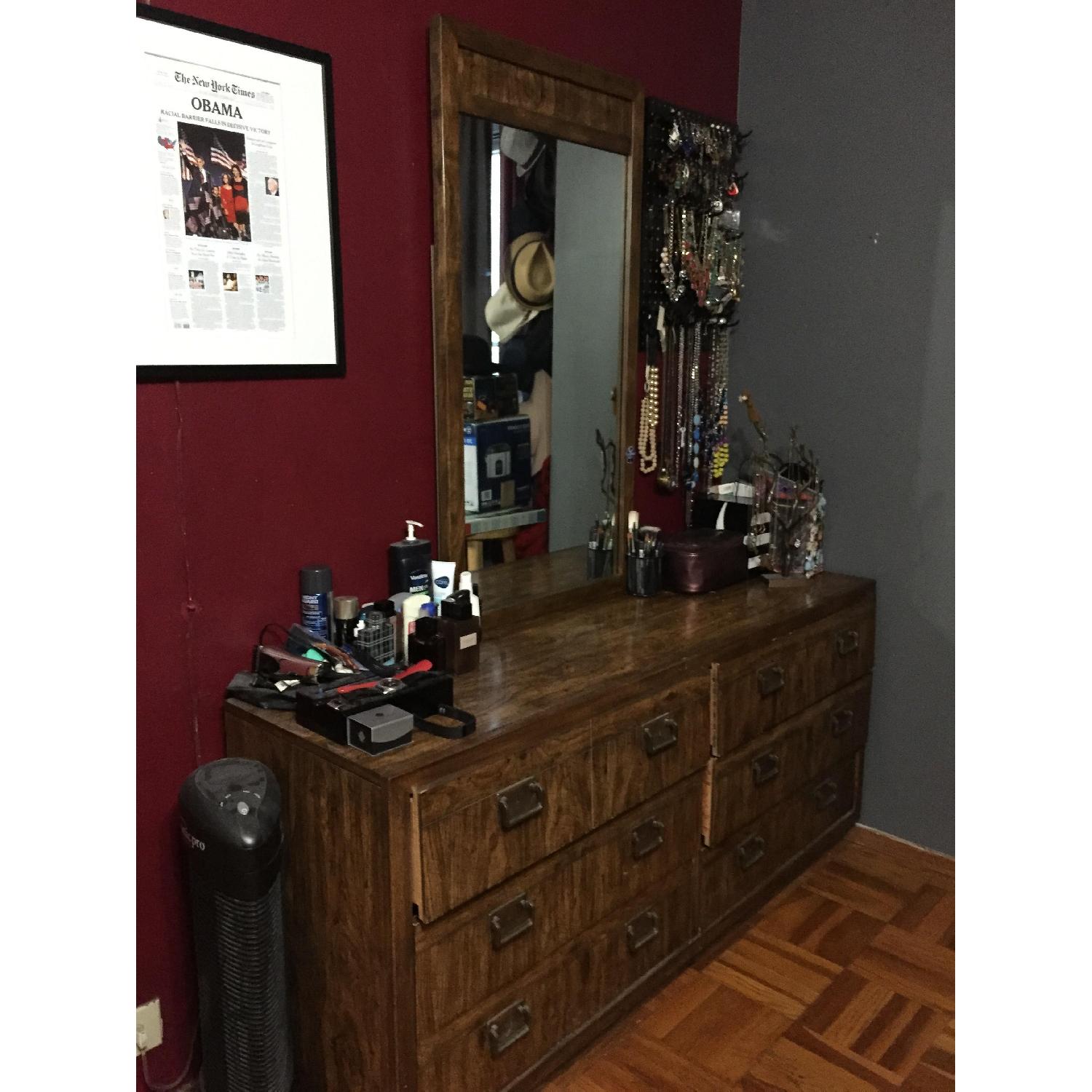 Brown Wood Bedroom Set - image-1