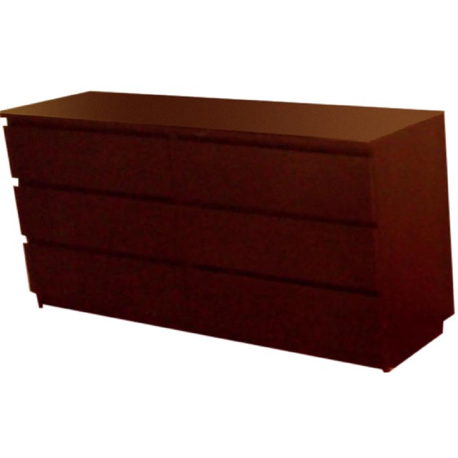 Ikea Malm 6 Drawer Dresser - image-0