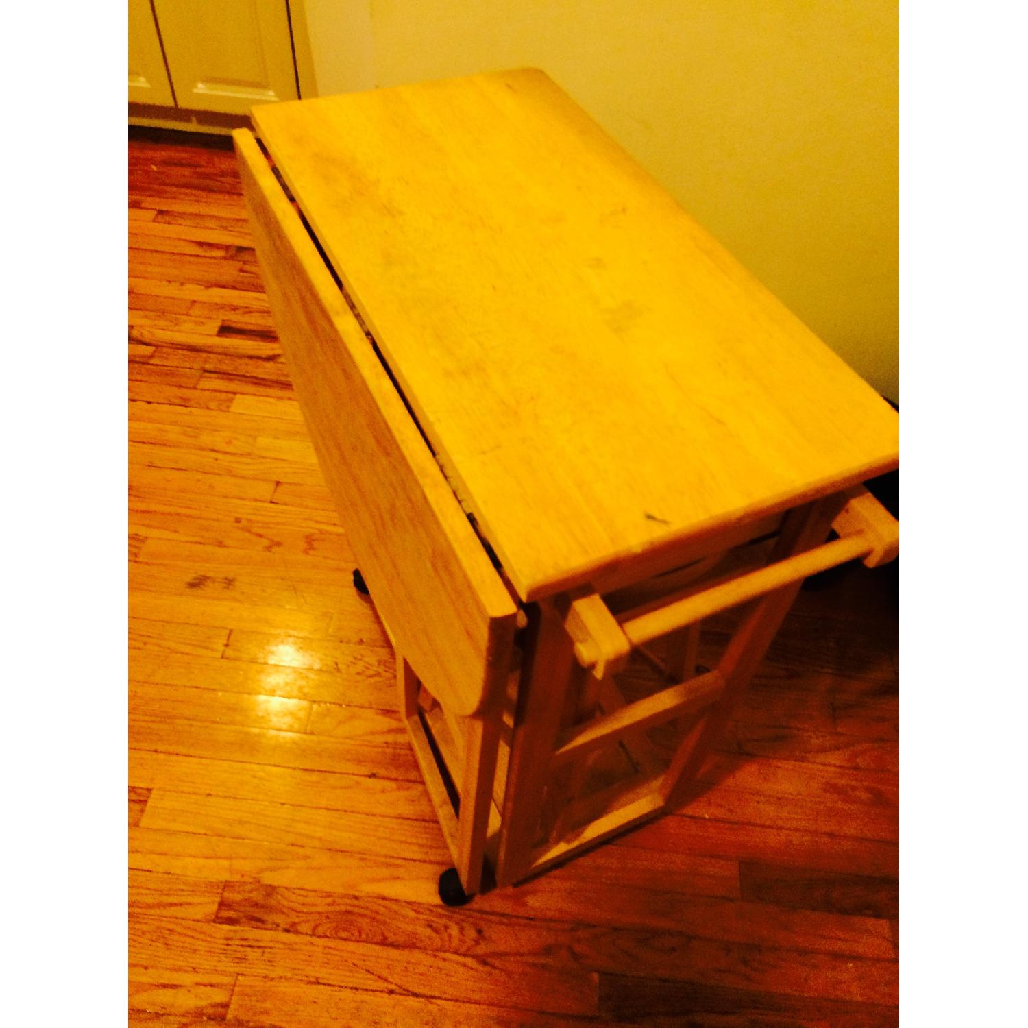 Folding Table w/ 2 Stools - image-2
