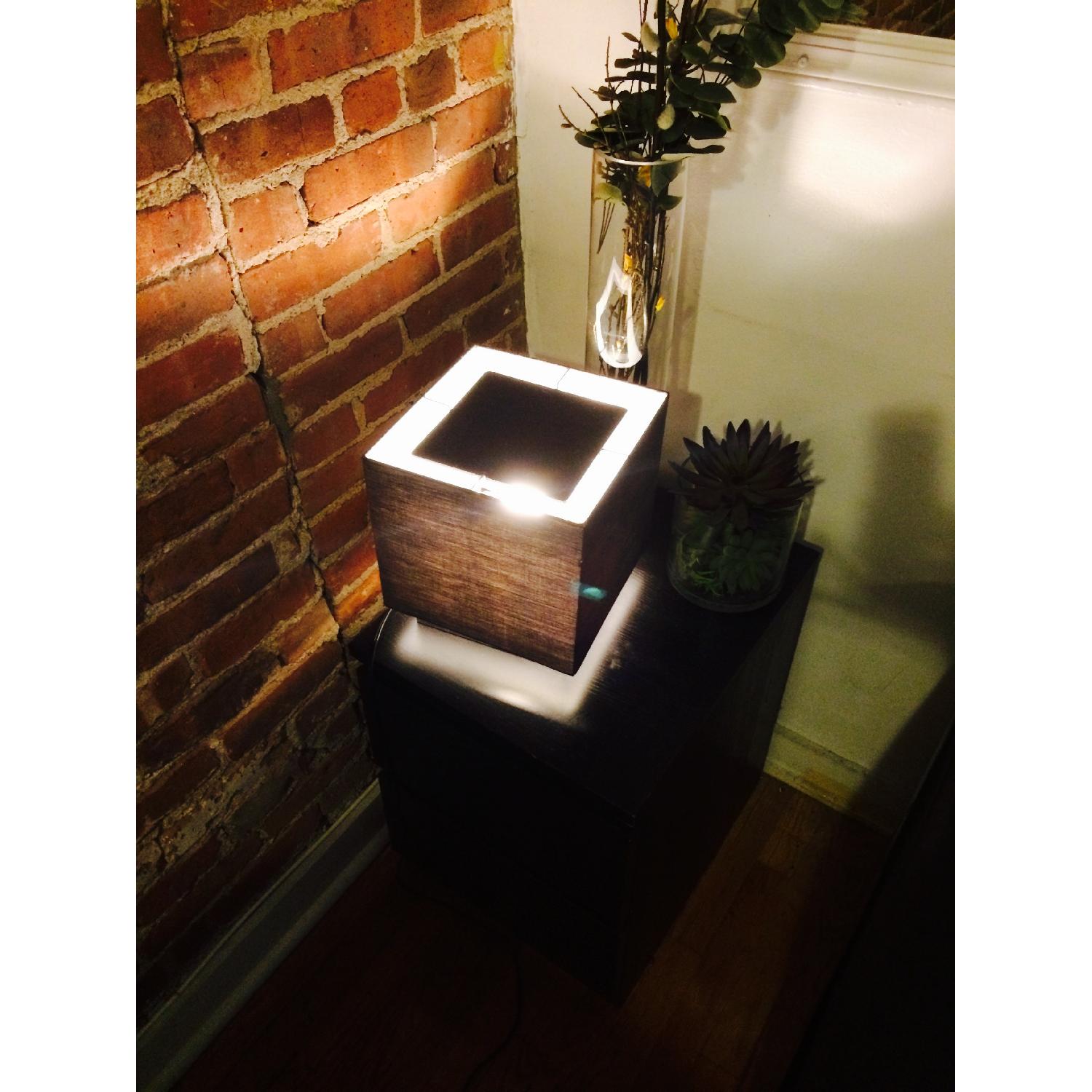 Ikea Side Drawer + Lamp - image-1