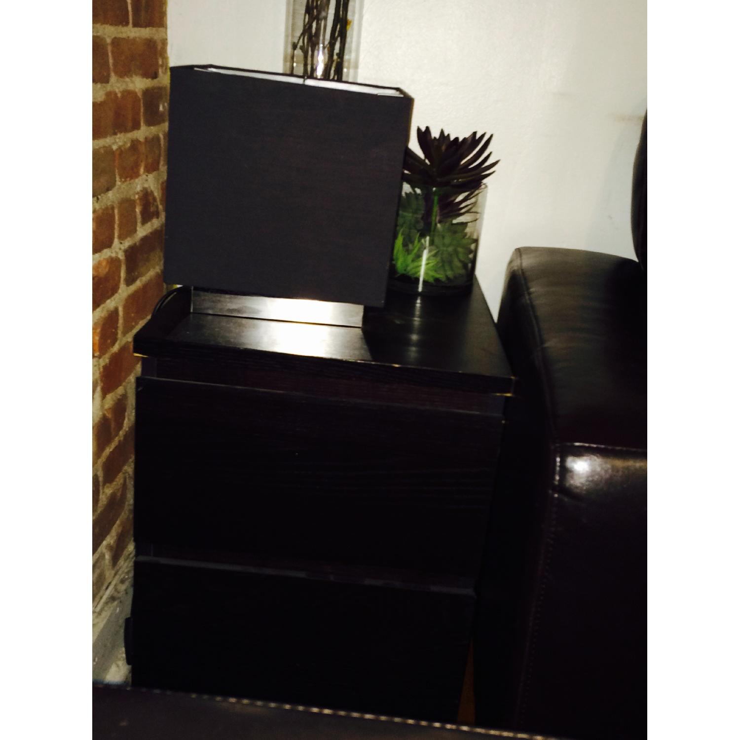 Ikea Side Drawer + Lamp - image-2