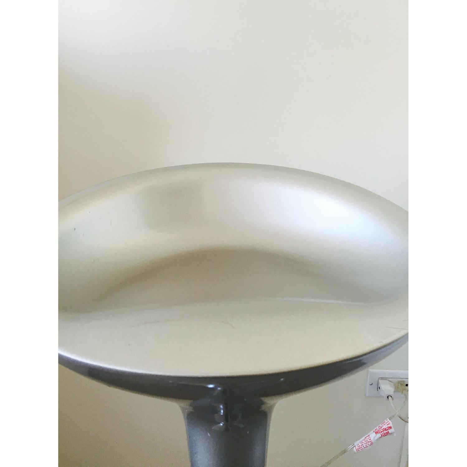 Harrods Silver and Chrome Swizzle Stool - image-4