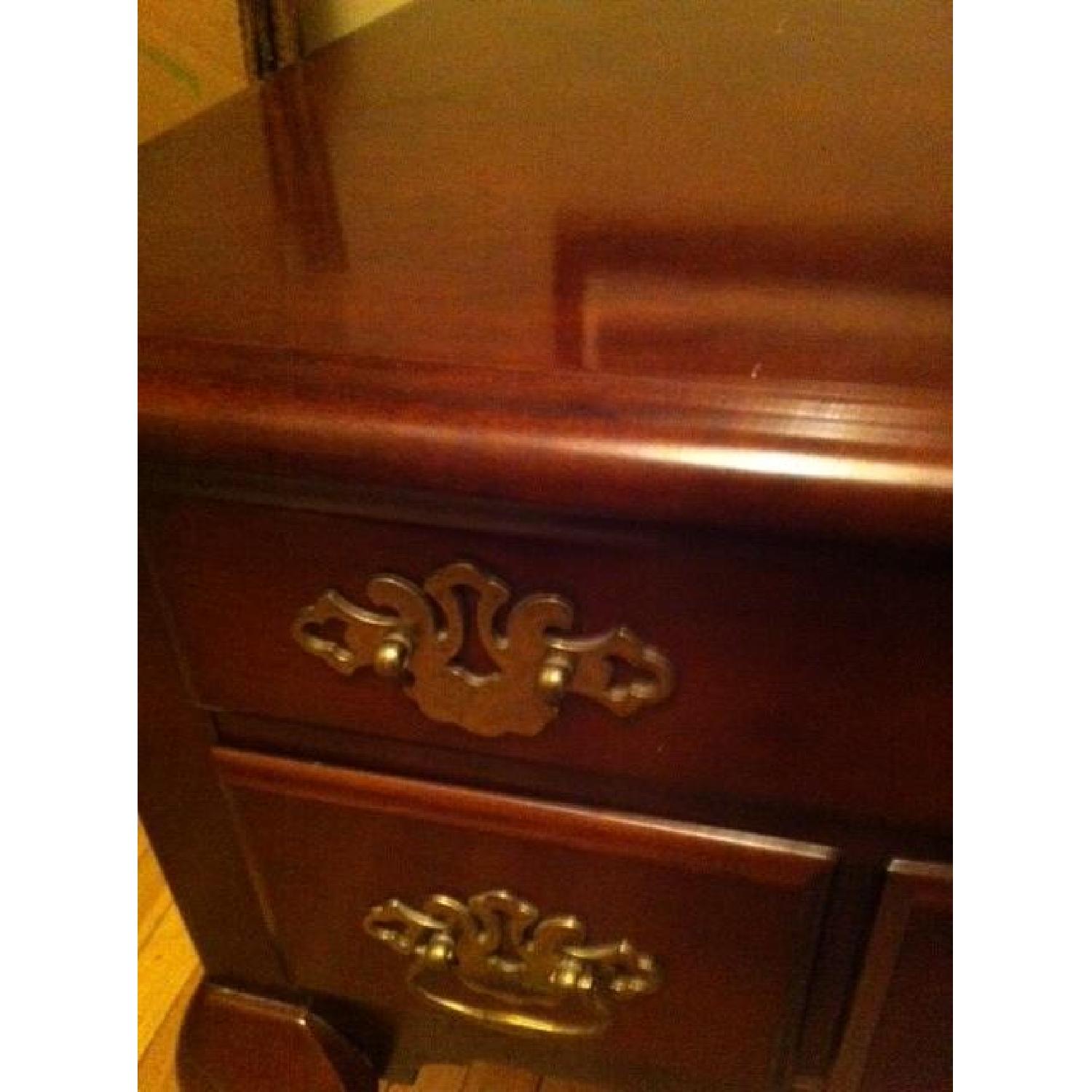 Bombay Emporium Queen Anne Style Repro Desk AptDeco