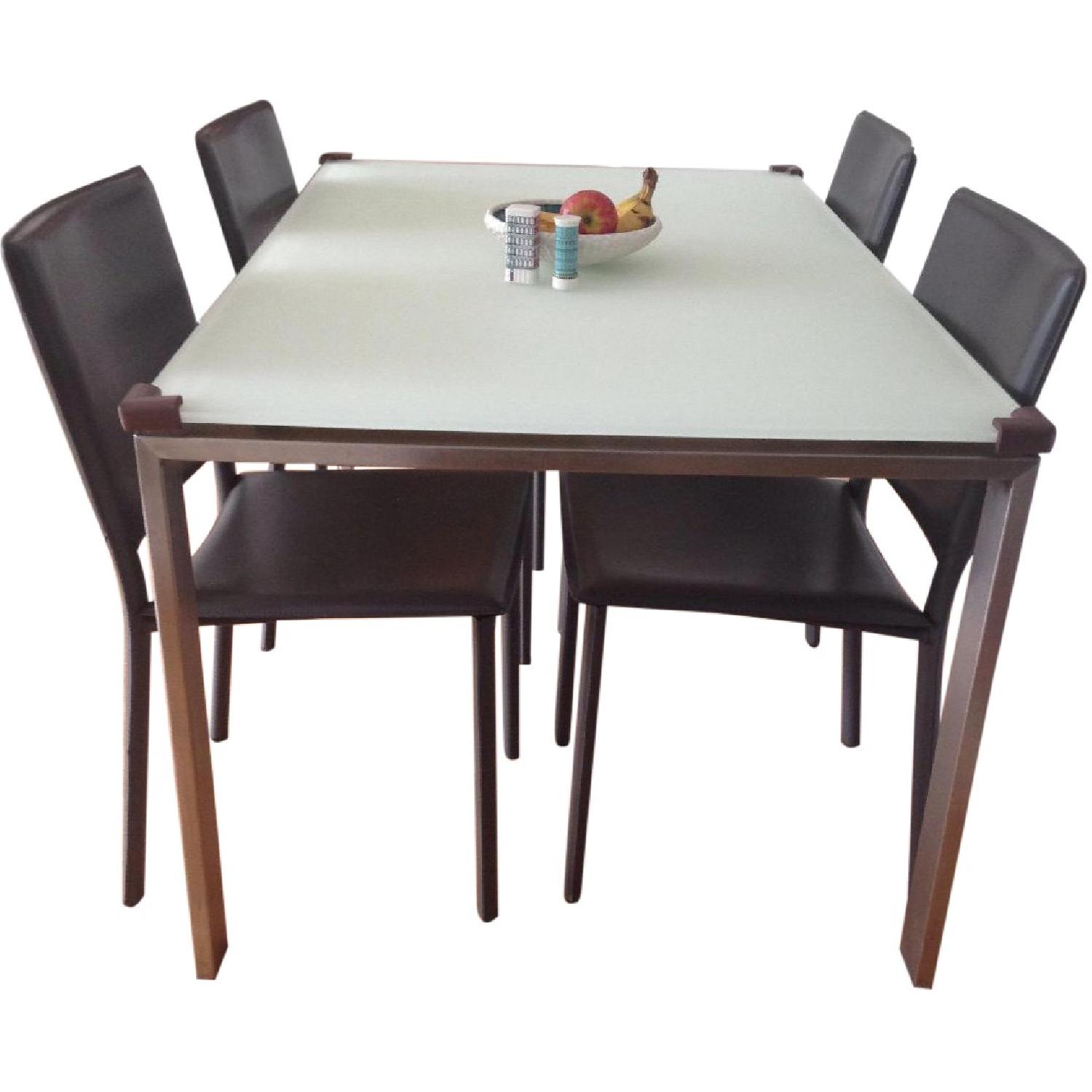 4 Room & Board Sava Leather Chairs - image-5