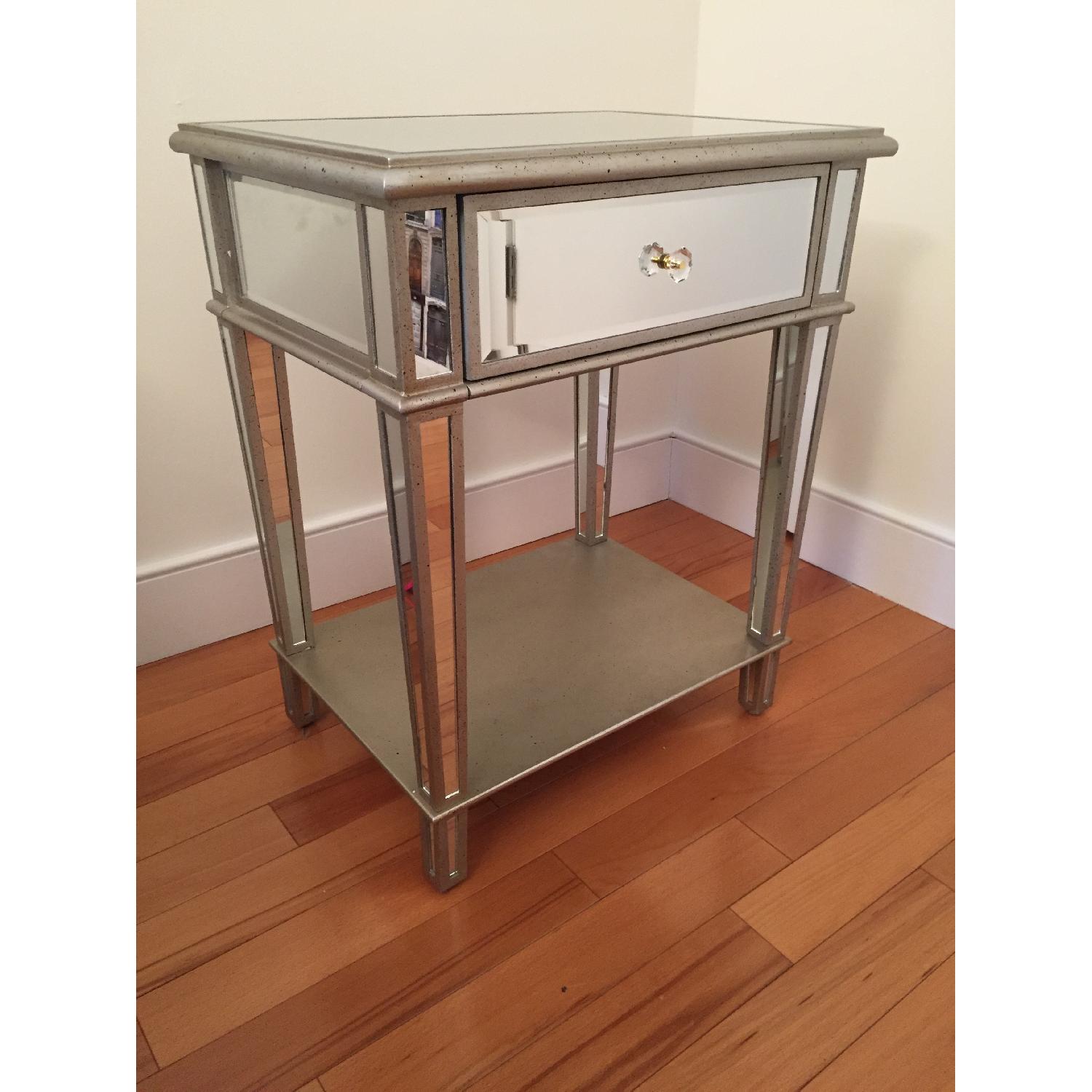 One Kings Lane Roosevelt Mirrored Nightstands - Set of 2 - image-1