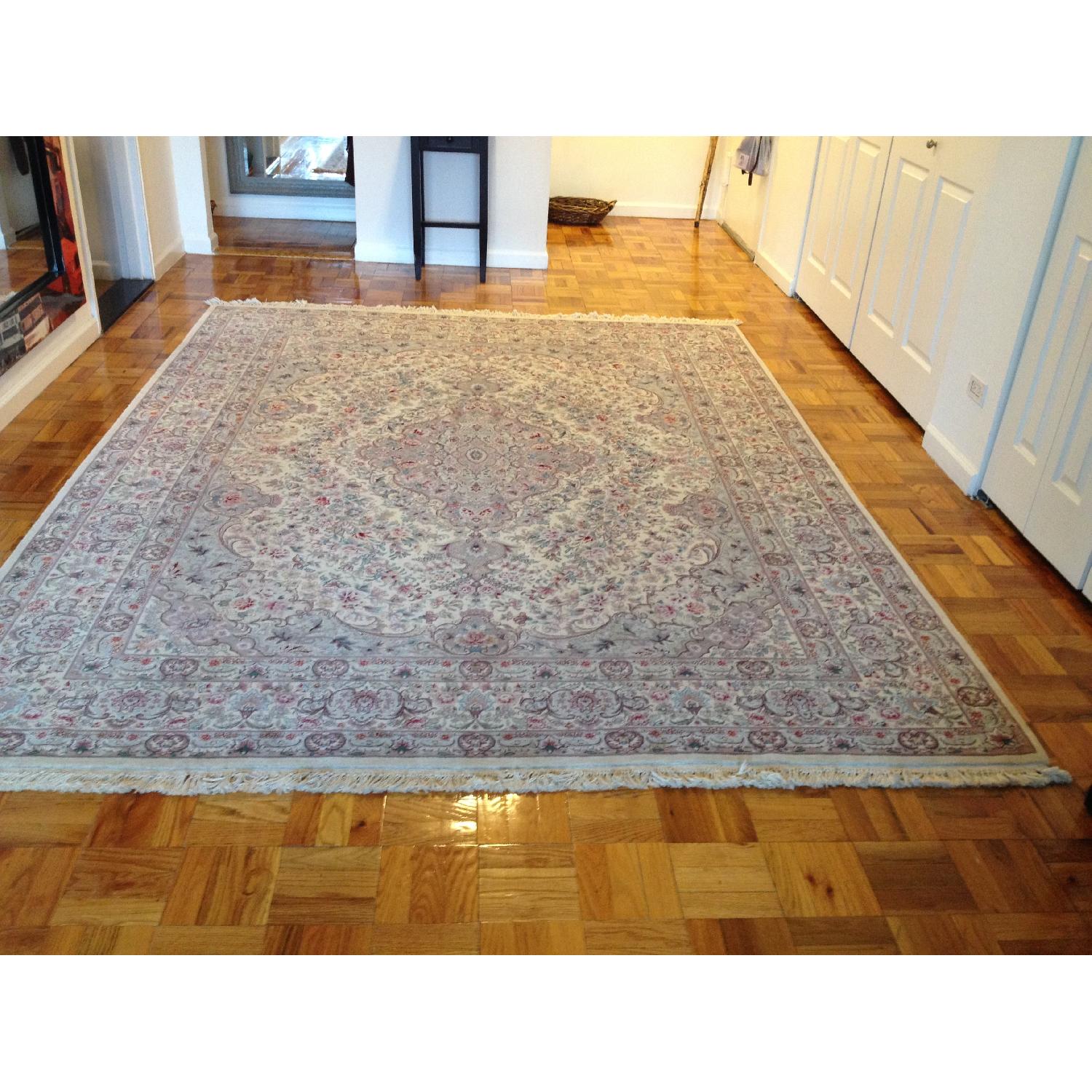 Persian/Oriental Silk Area Carpet - Thumbnail 2