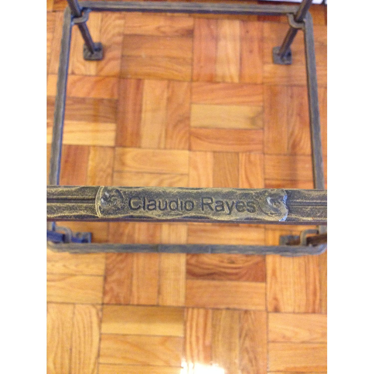 Claudio Rayes Wrought Iron Bronze Side Tables - Pair - image-4