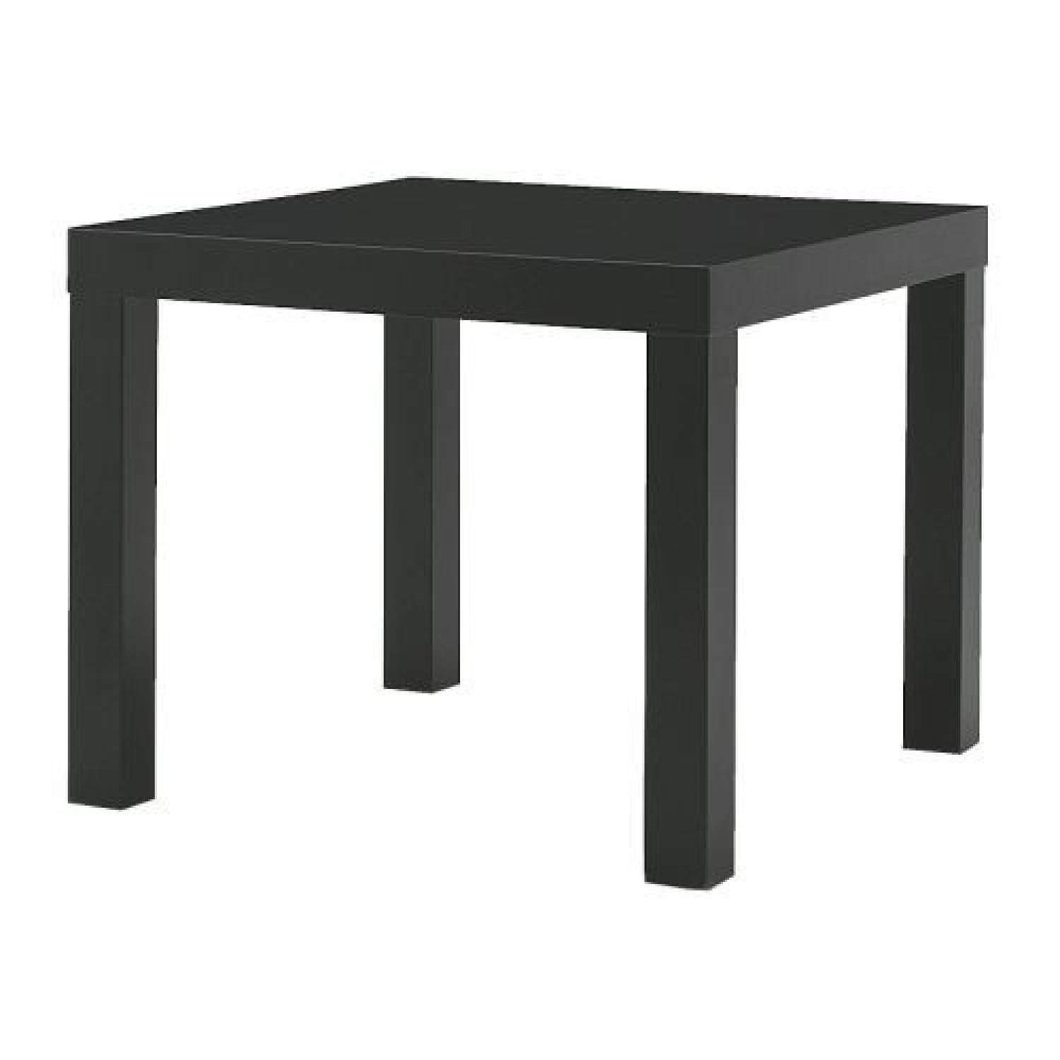 Ikea Lack Coffee Table + 3 Side Tables w/ TV Stand & Table Lamp - image-1