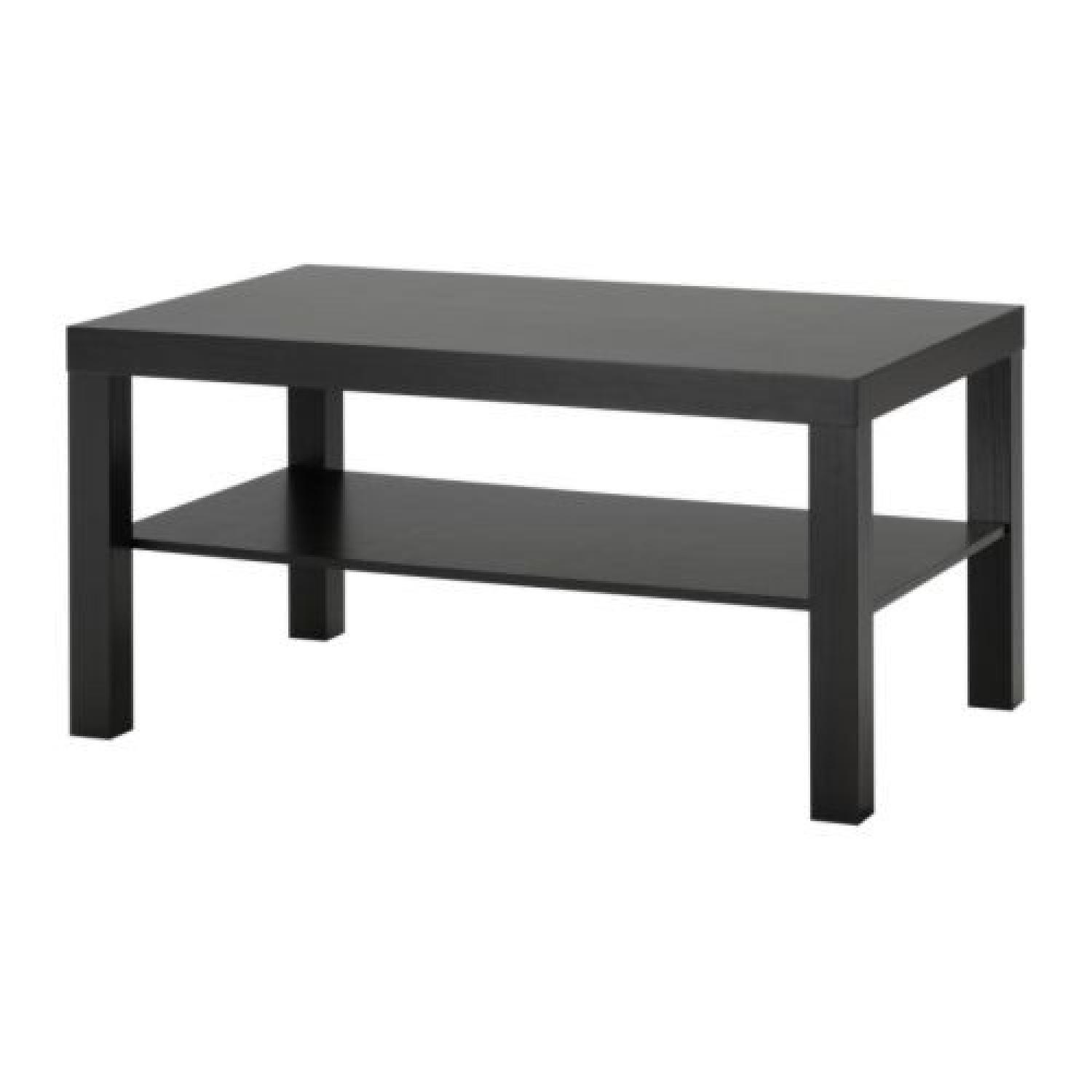 Ikea Lack Coffee Table + 3 Side Tables w/ TV Stand & Table Lamp - image-3