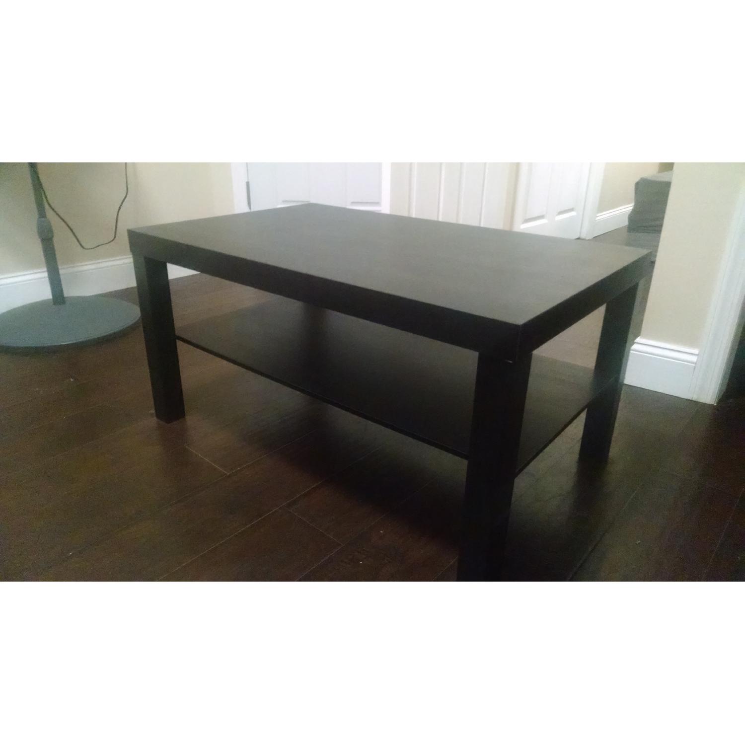 Ikea Lack Coffee Table + 3 Side Tables w/ TV Stand & Table Lamp - image-8