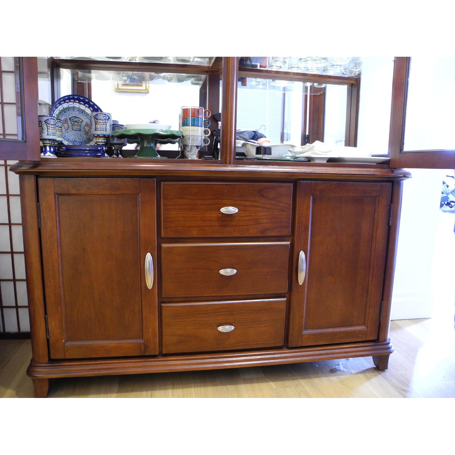 Wood/Glass Cabinet - image-2