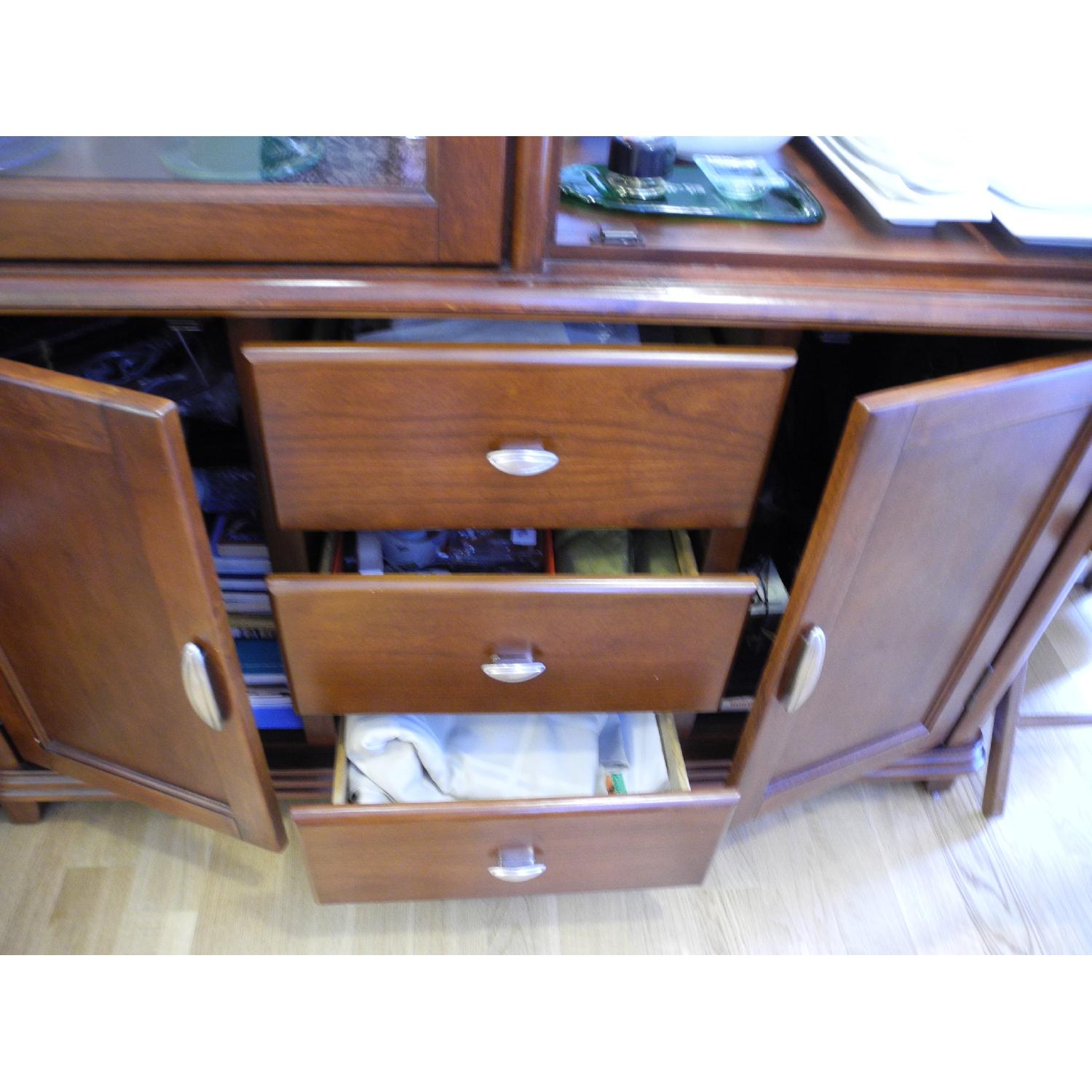Wood/Glass Cabinet - image-5