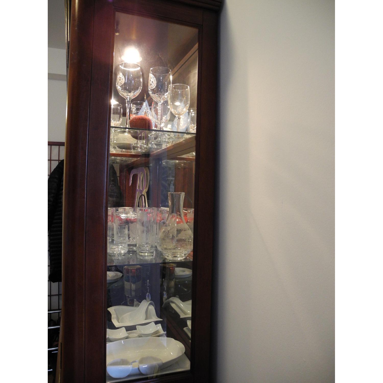 Wood/Glass Cabinet - image-7