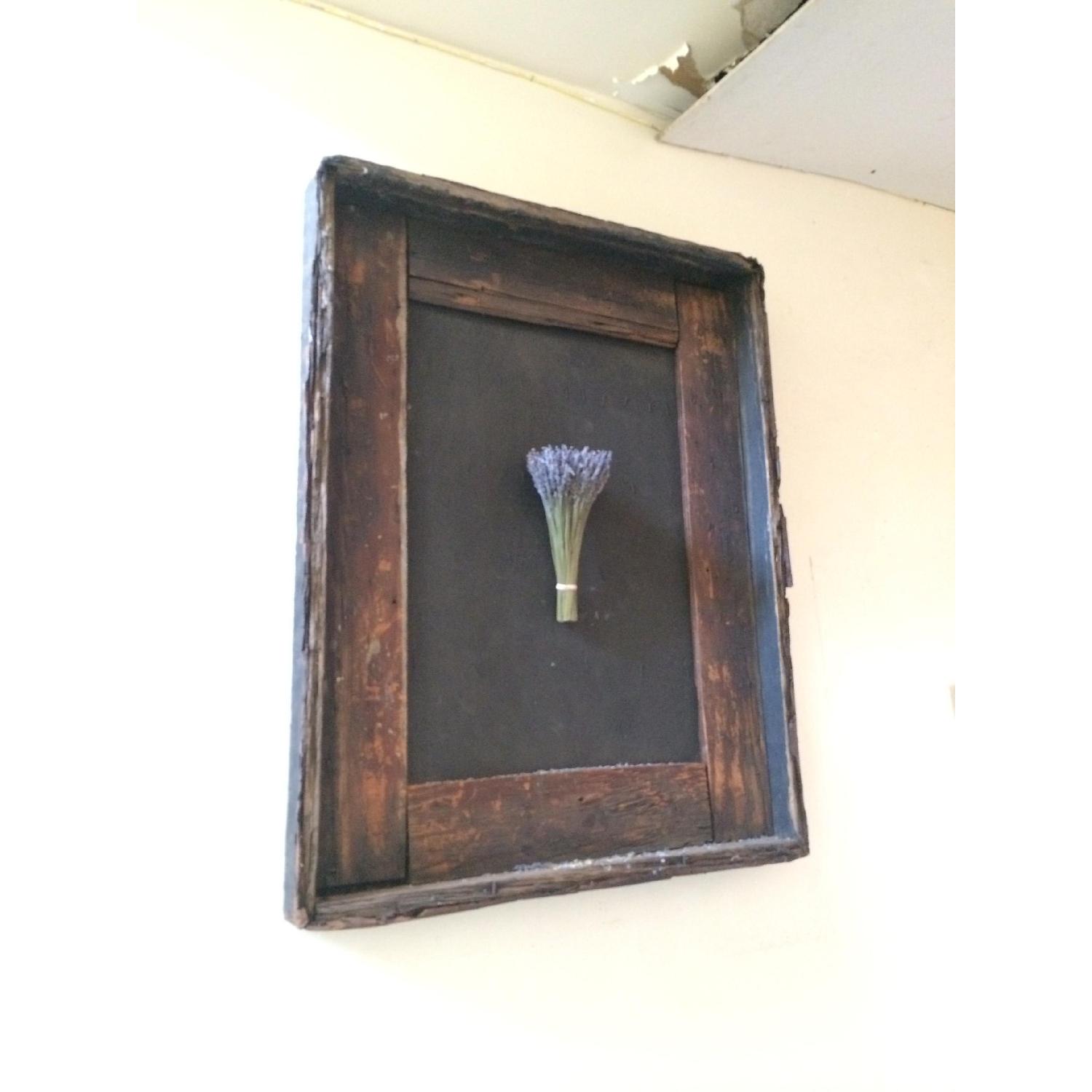 Breukelen Tafel Vintage Oversized Cellar Door Wood Frame and Chalkboard - image-1