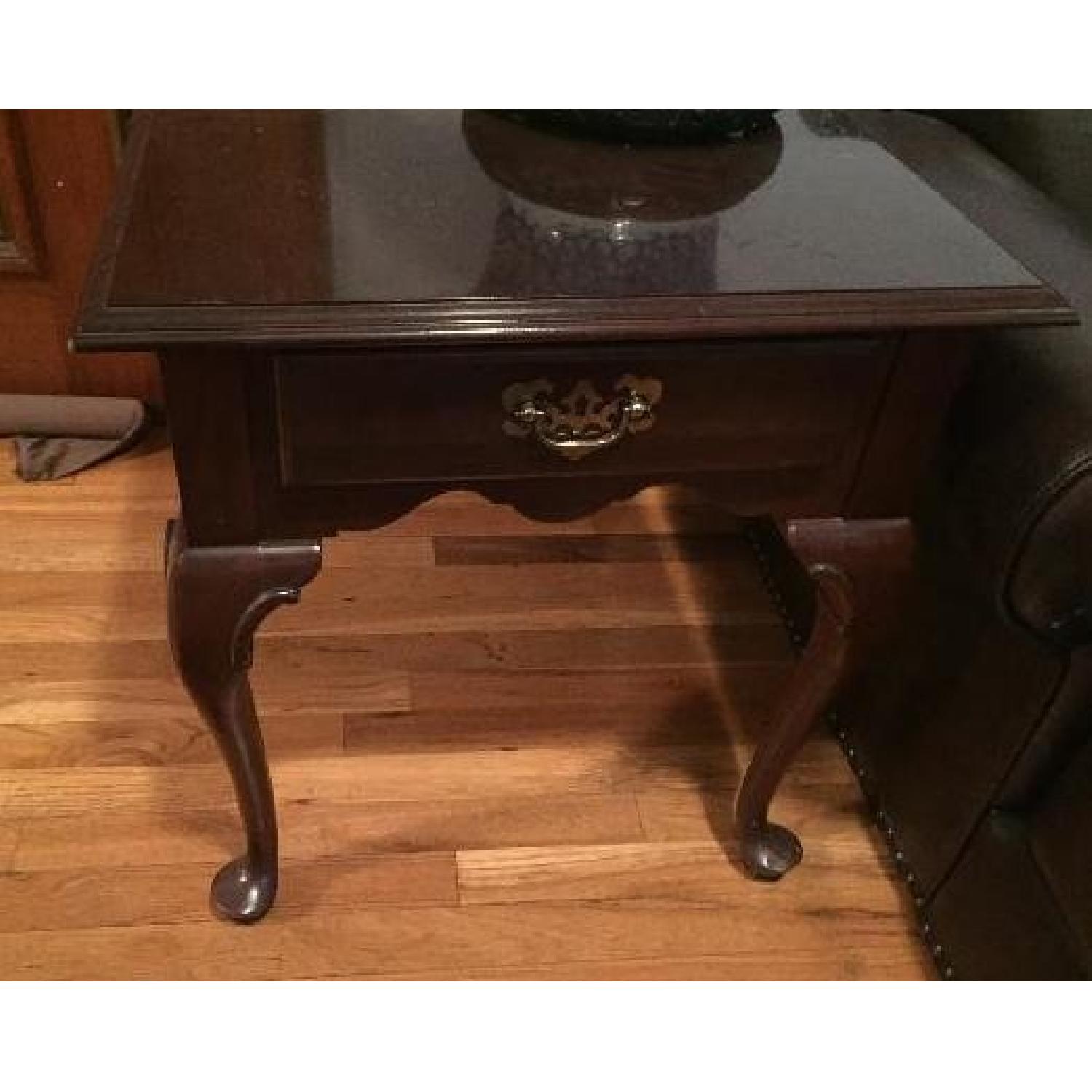 Vintage Mahogany Side Table - image-1