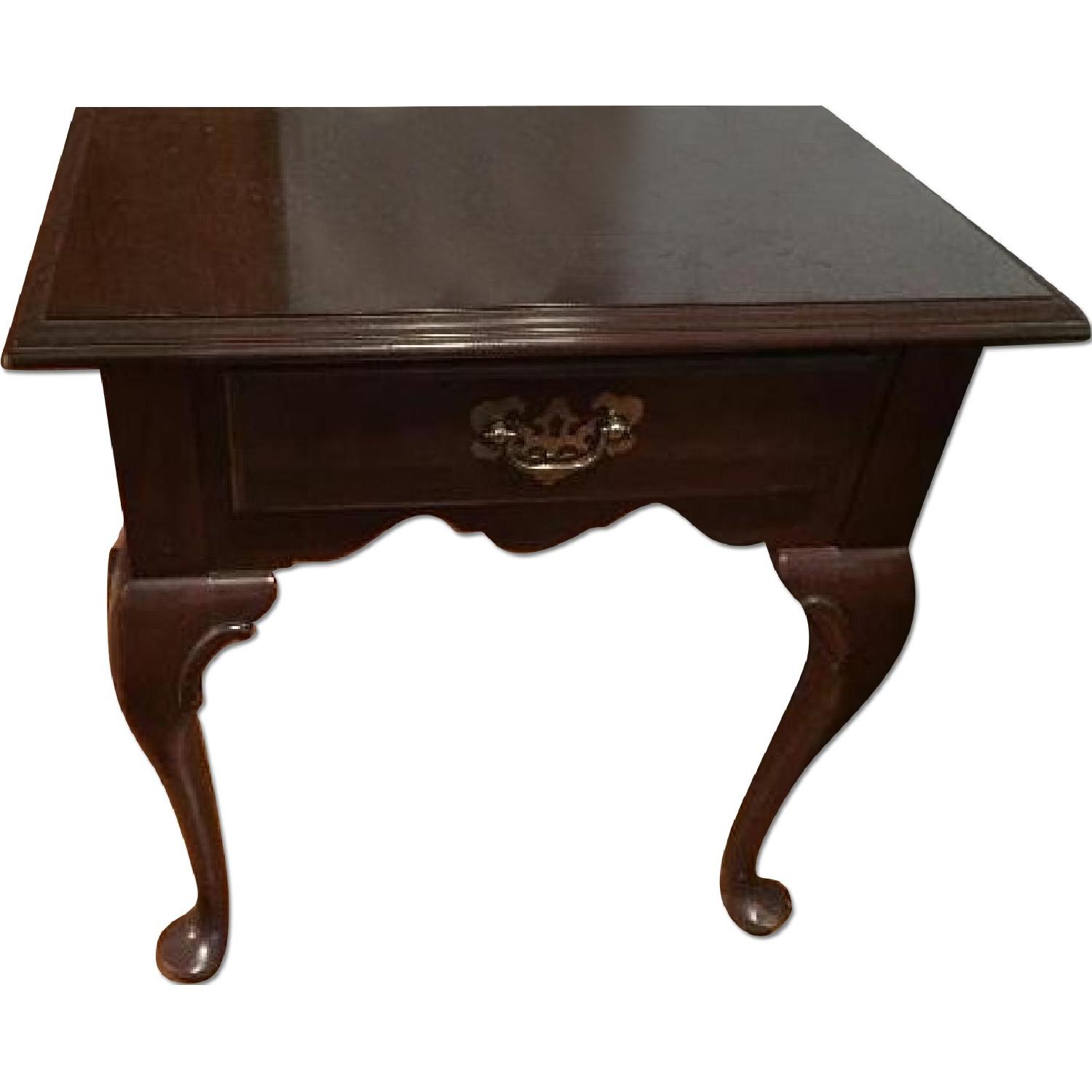 Vintage Mahogany Side Table - image-0