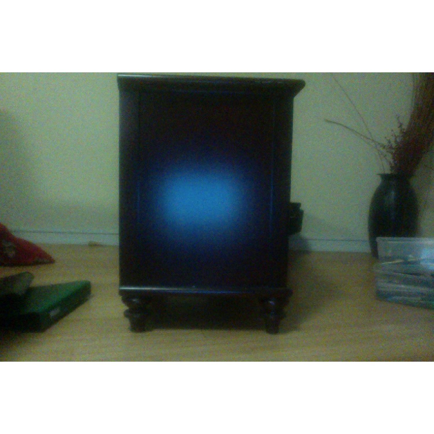 Brown Wood Nightstand - image-3