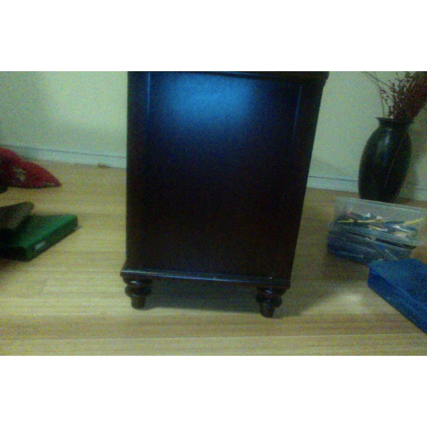 Brown Wood Nightstand - image-4