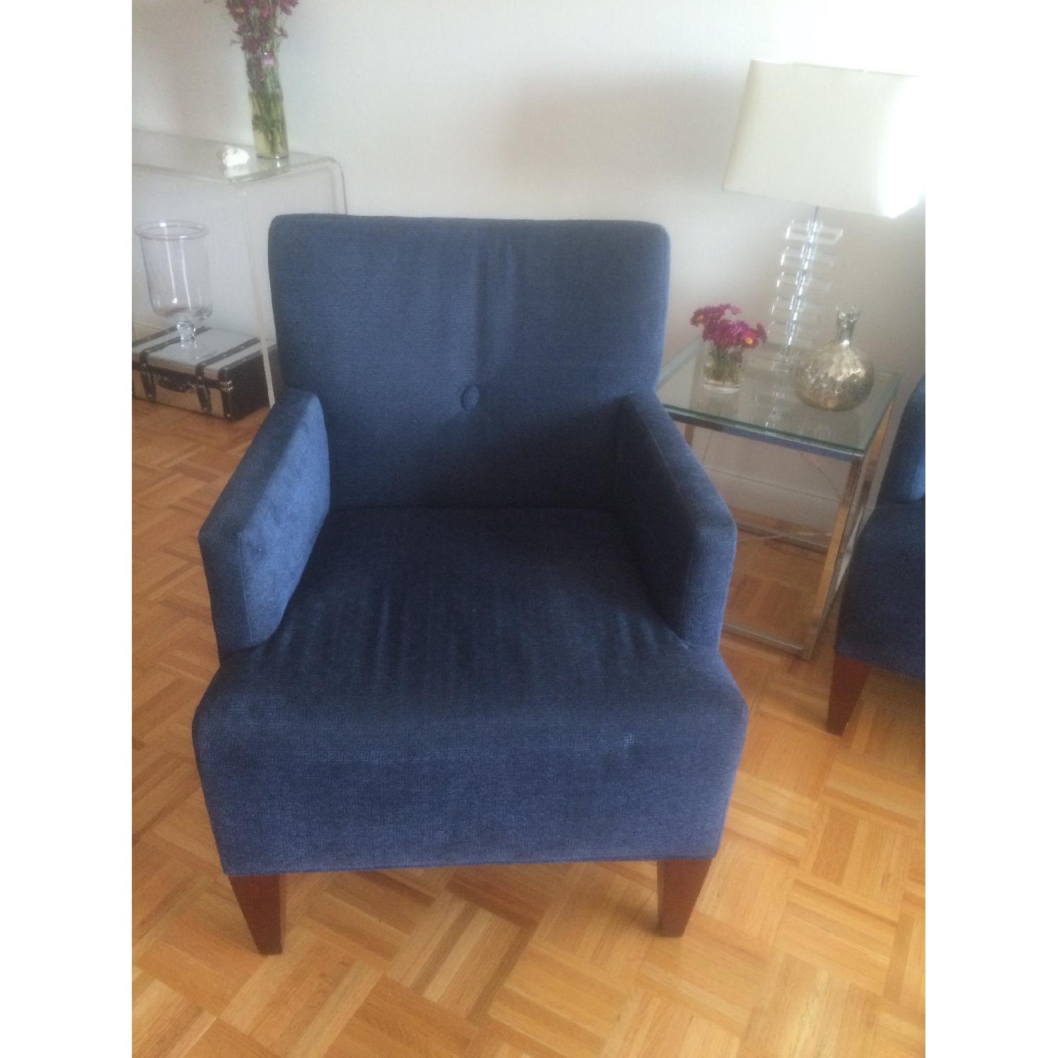 HBF Brentwood Collection Blue Navy Chair/Armchair - image-1