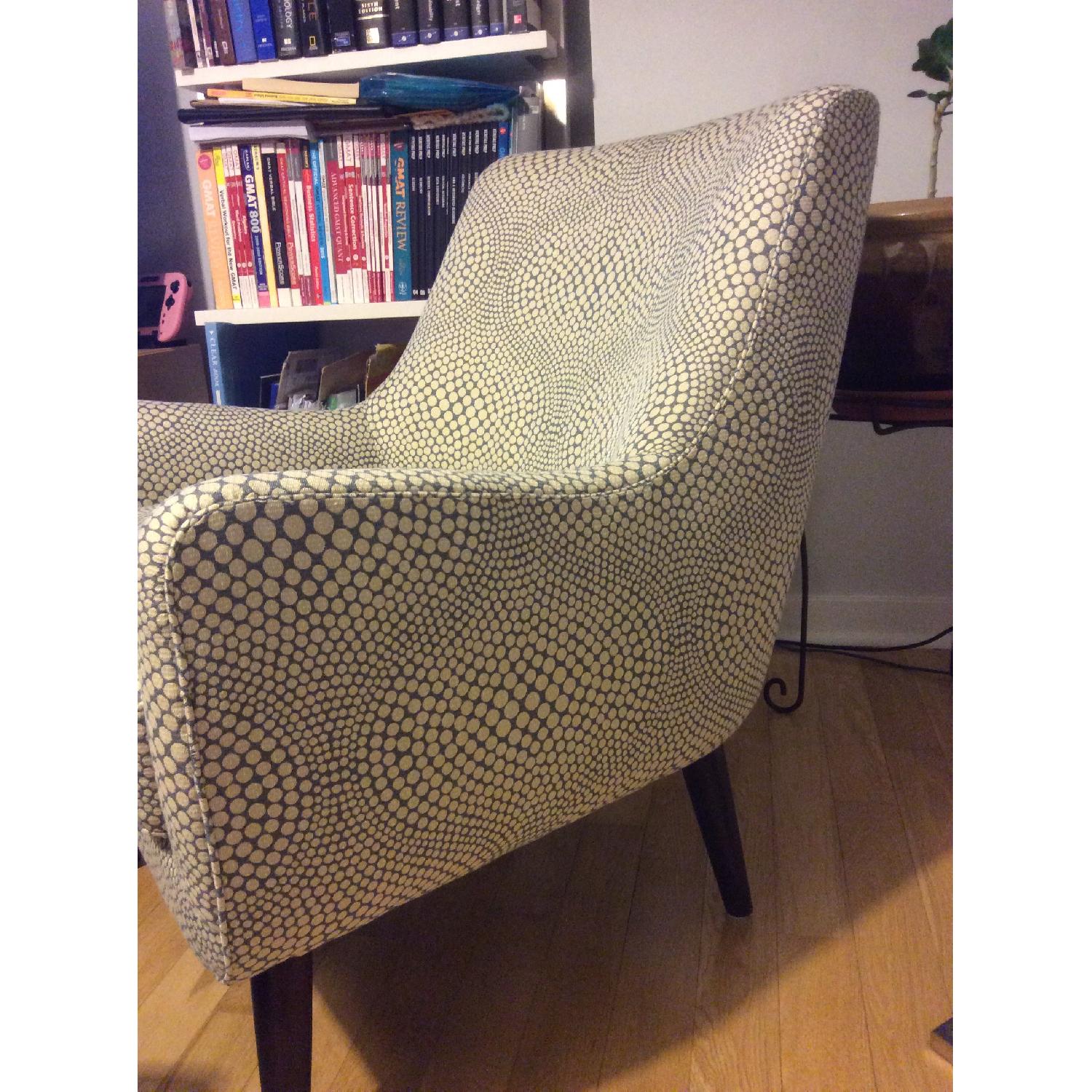 Room & Board Quinn Chair in Mirror Slate Jacquard - image-2