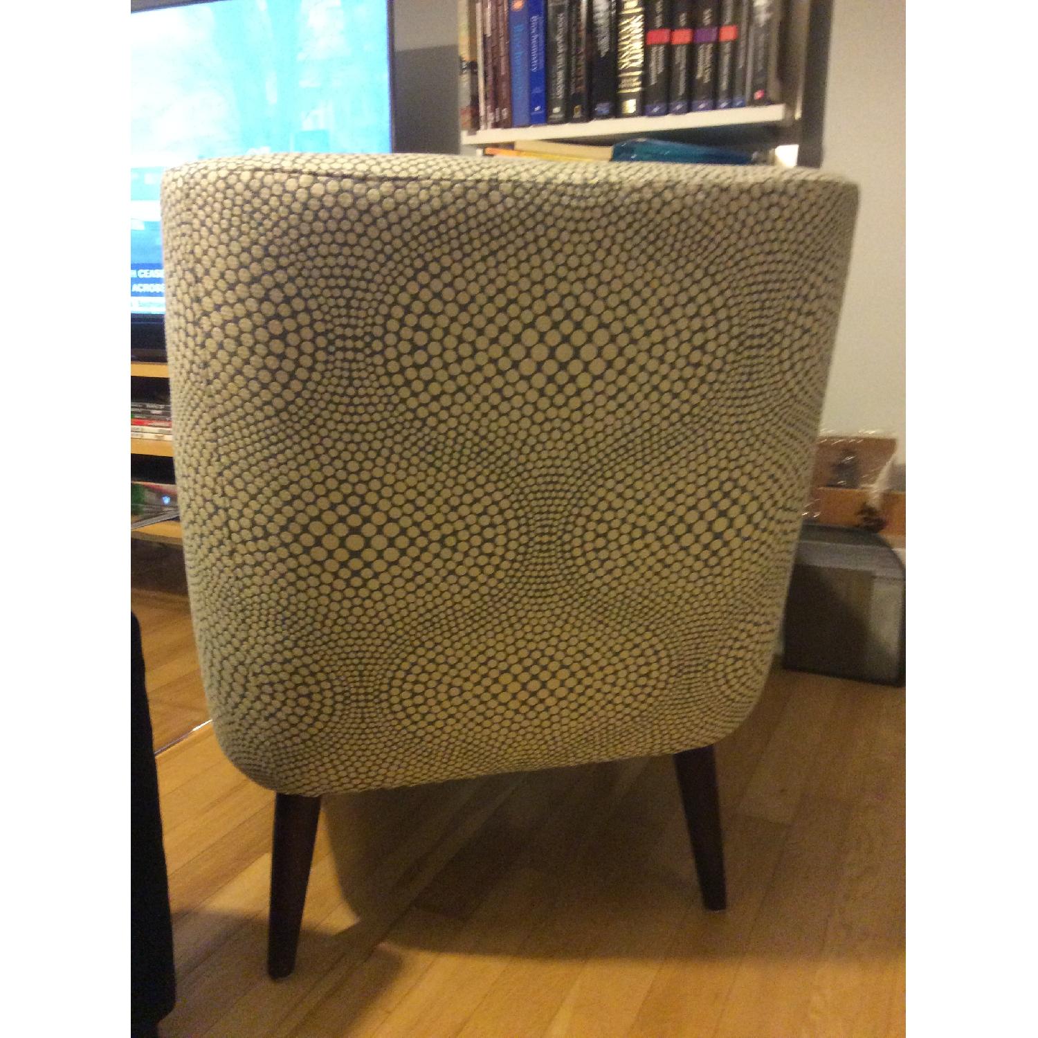 Room & Board Quinn Chair in Mirror Slate Jacquard - image-4