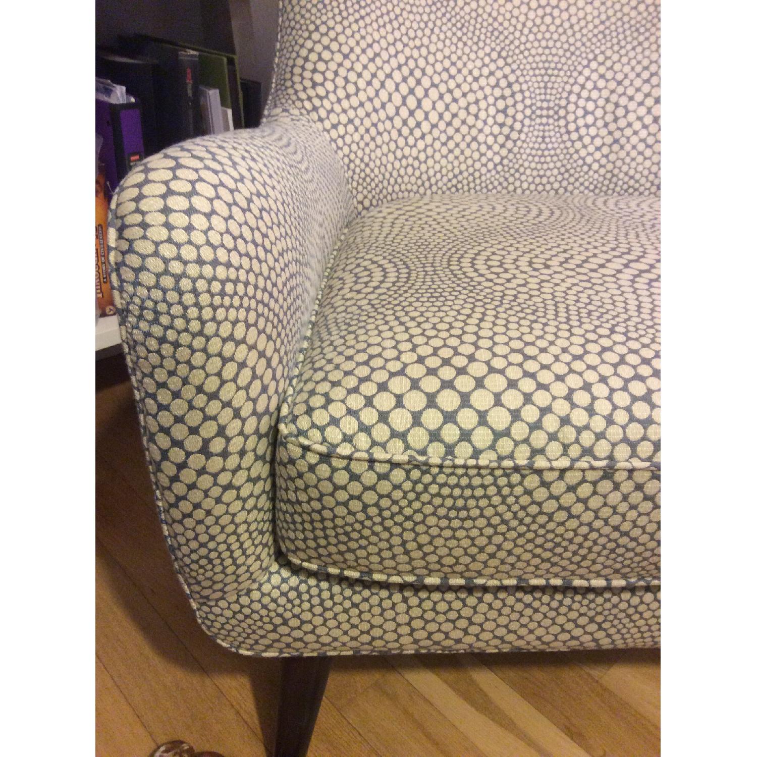 Room & Board Quinn Chair in Mirror Slate Jacquard - image-7