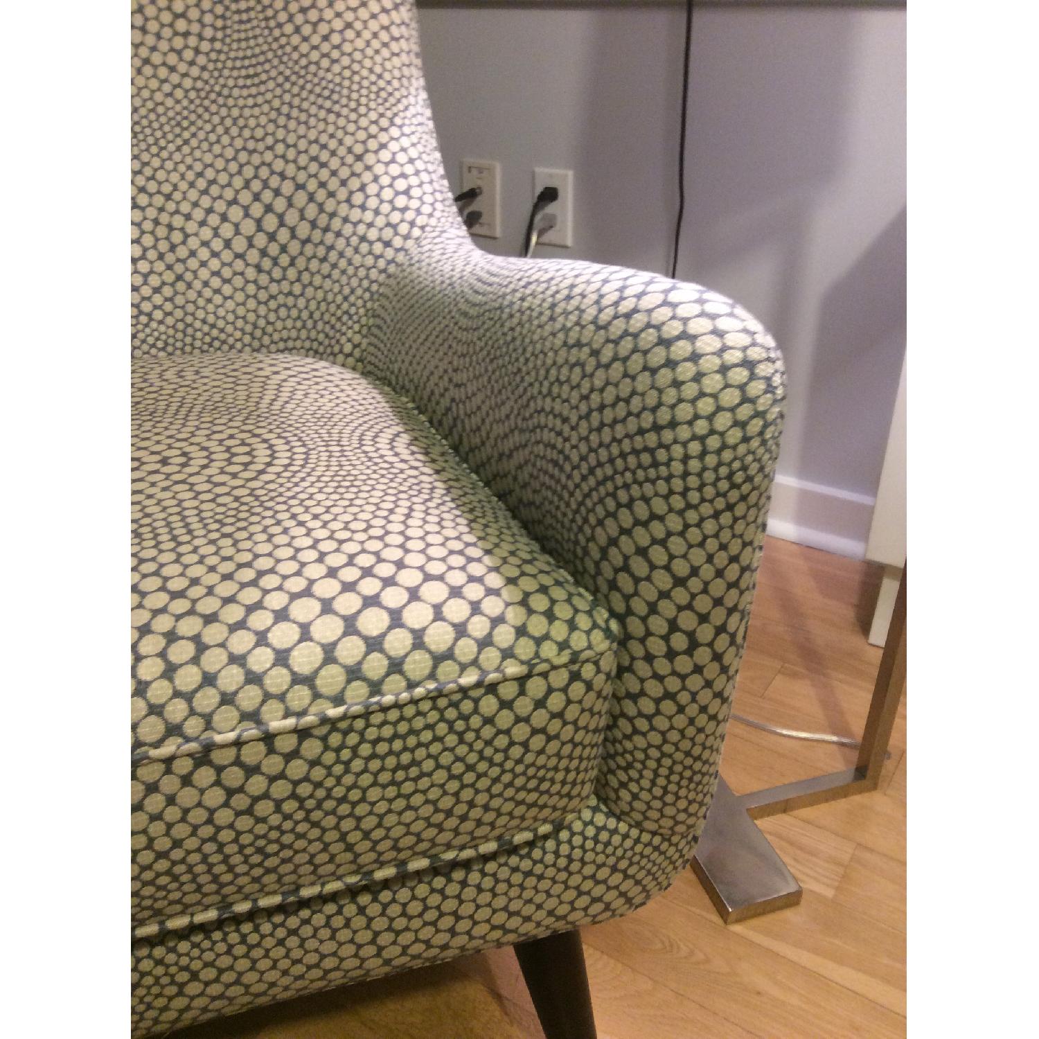 Room & Board Quinn Chair in Mirror Slate Jacquard - image-8