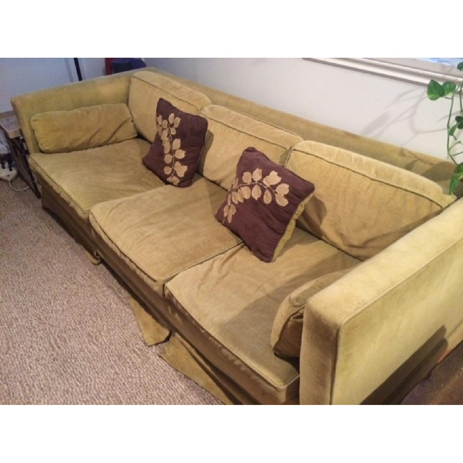 Vintage Green Couch - image-1
