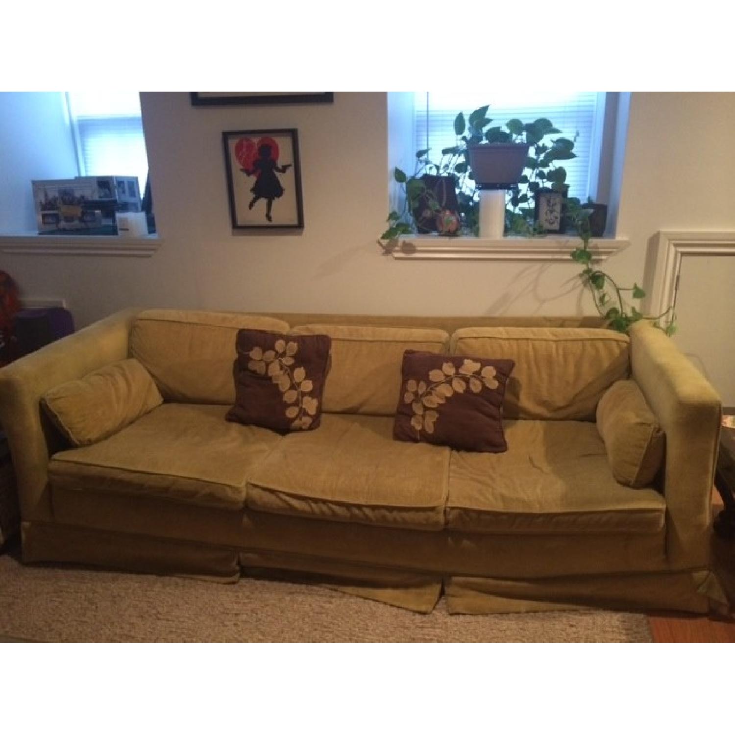 Vintage Green Couch - image-2