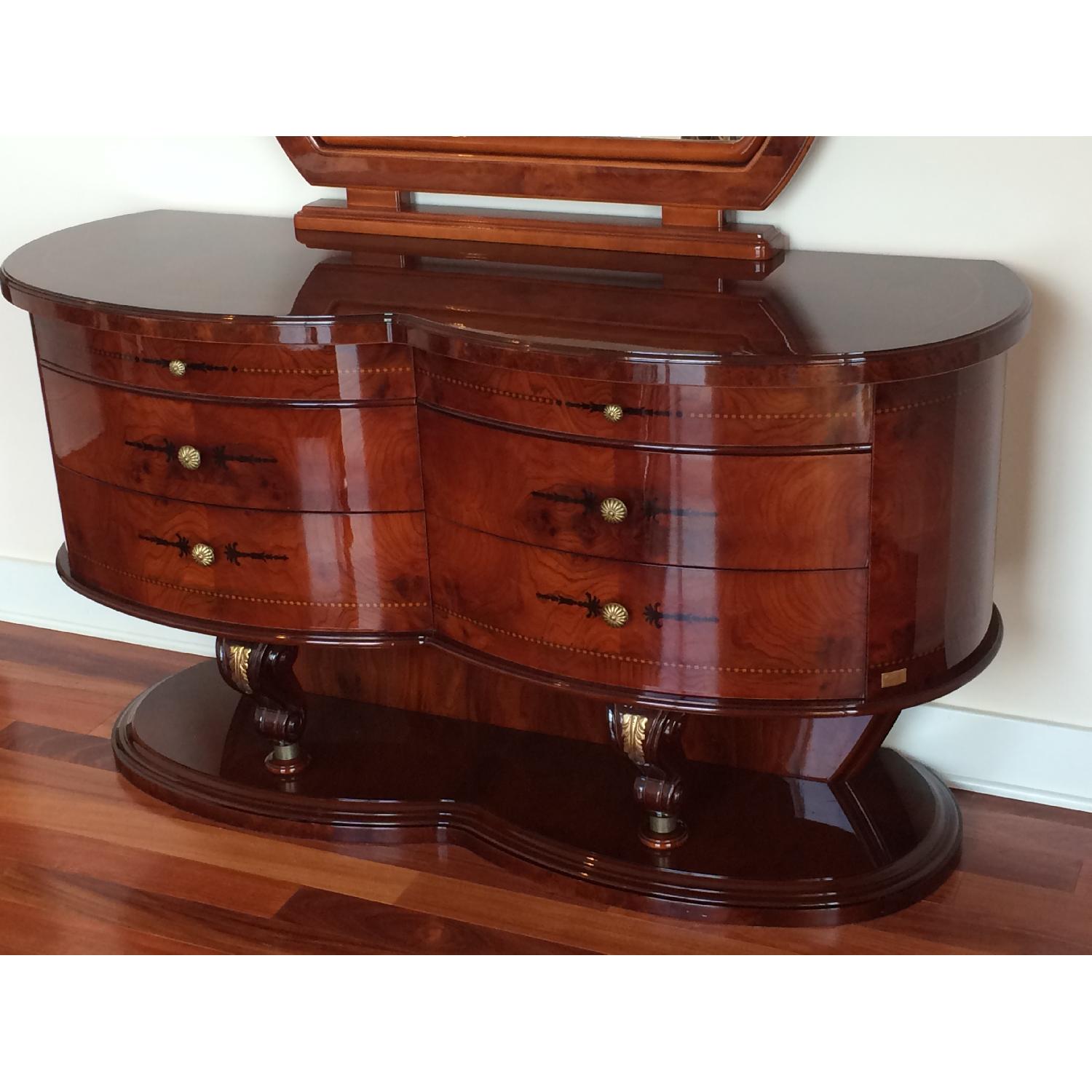 Grilli Corinzia Antiquariato Collection Italian Dresser w/ Mirror - Thumbnail 3