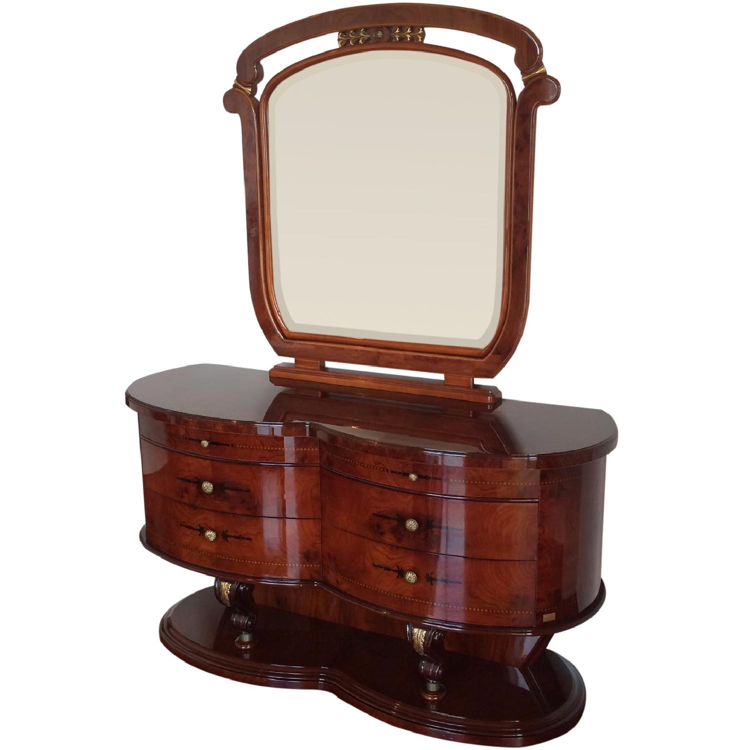 Grilli Corinzia Antiquariato Collection Italian Dresser w/ Mirror