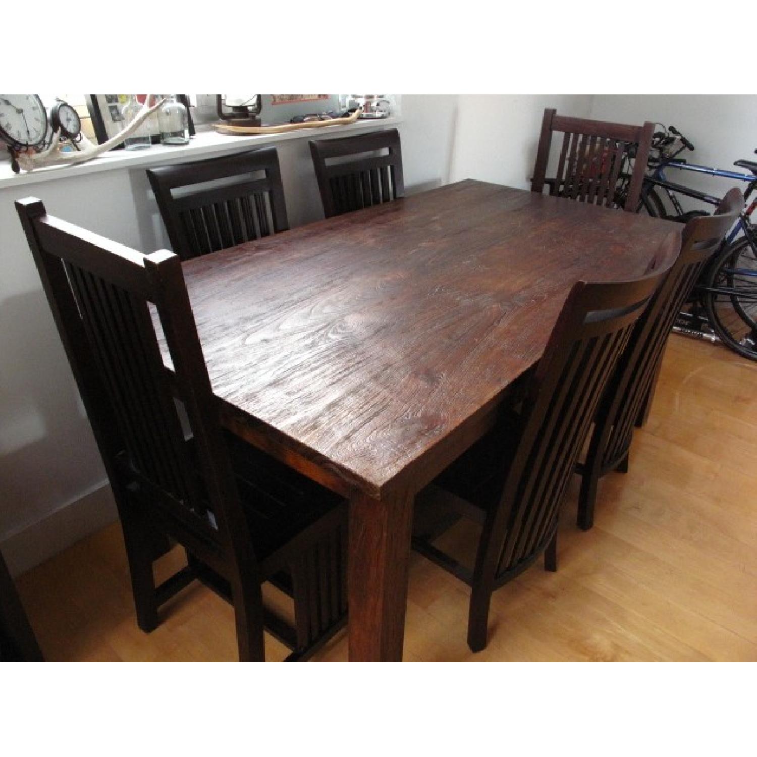 From The Source 7 Piece Rustic Table Dining Set - image-2