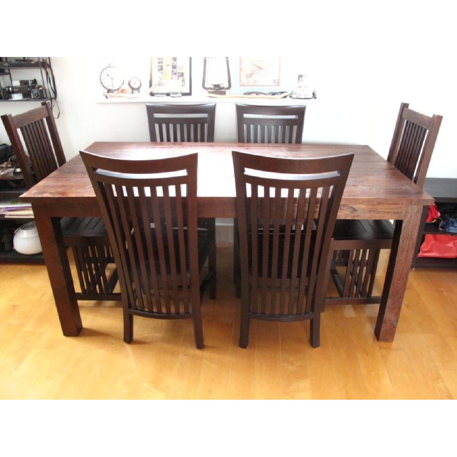 From The Source 7 Piece Rustic Table Dining Set - image-4