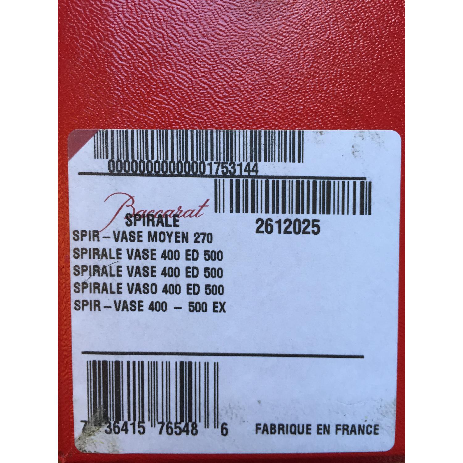 Baccarat Spirale Medium Vase - image-5