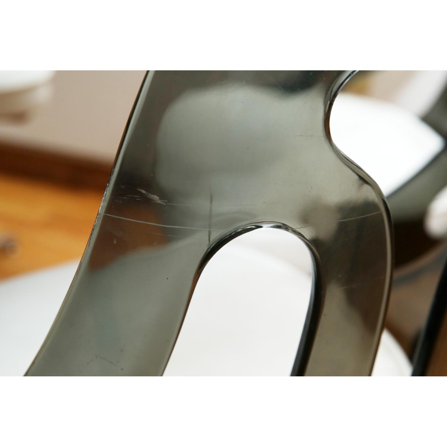 Sovereign Furniture Vintage Retro Smoked Glass Top Dining Table w/ 4 Chairs - image-4