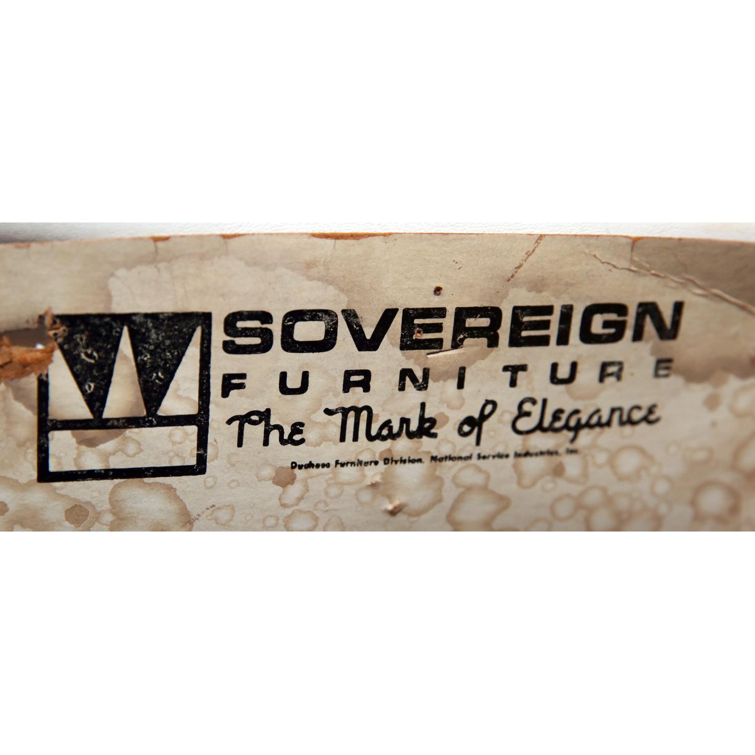 Sovereign Furniture Vintage Retro Smoked Glass Top Dining Table w/ 4 Chairs - image-7