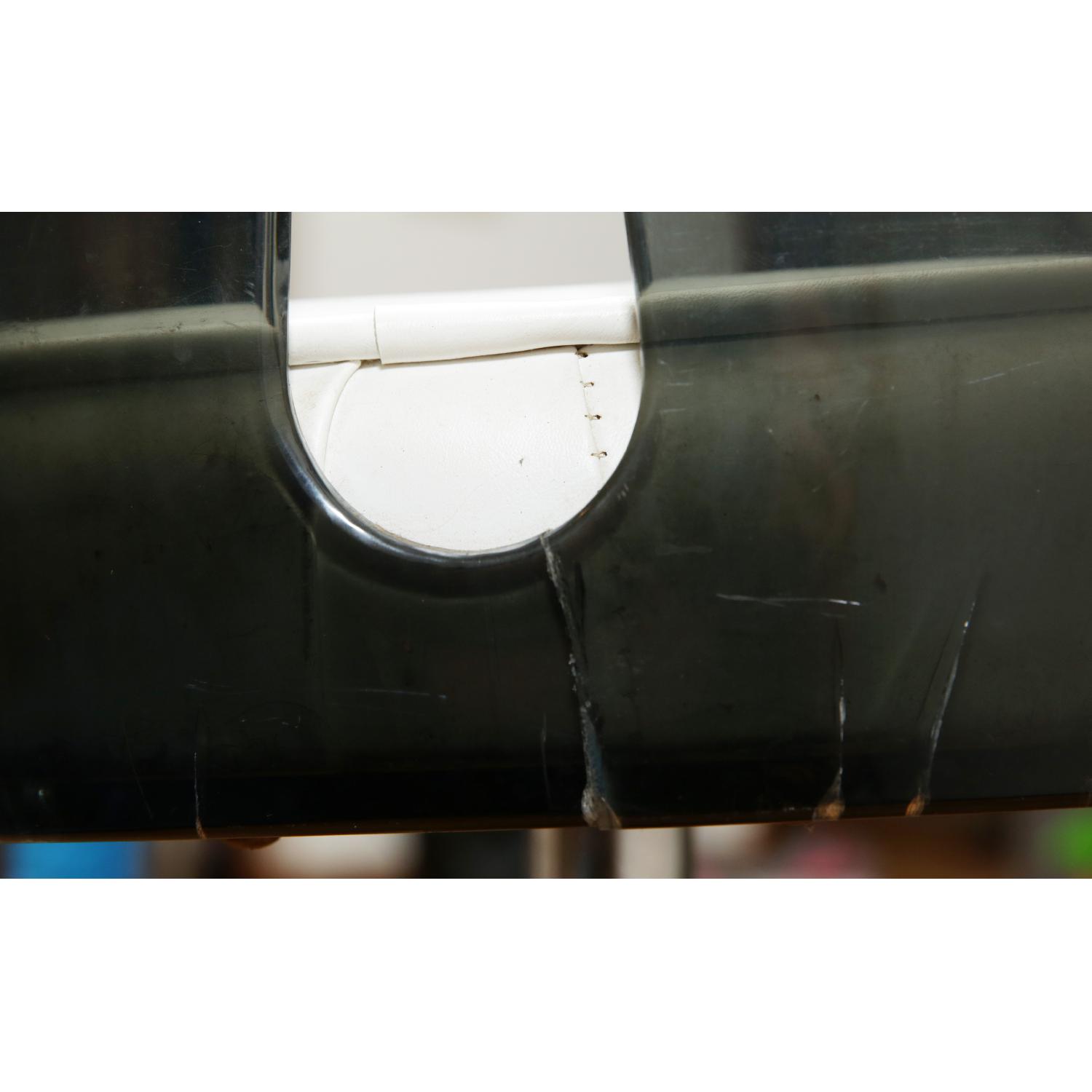 Sovereign Furniture Vintage Retro Smoked Glass Top Dining Table w/ 4 Chairs - image-9