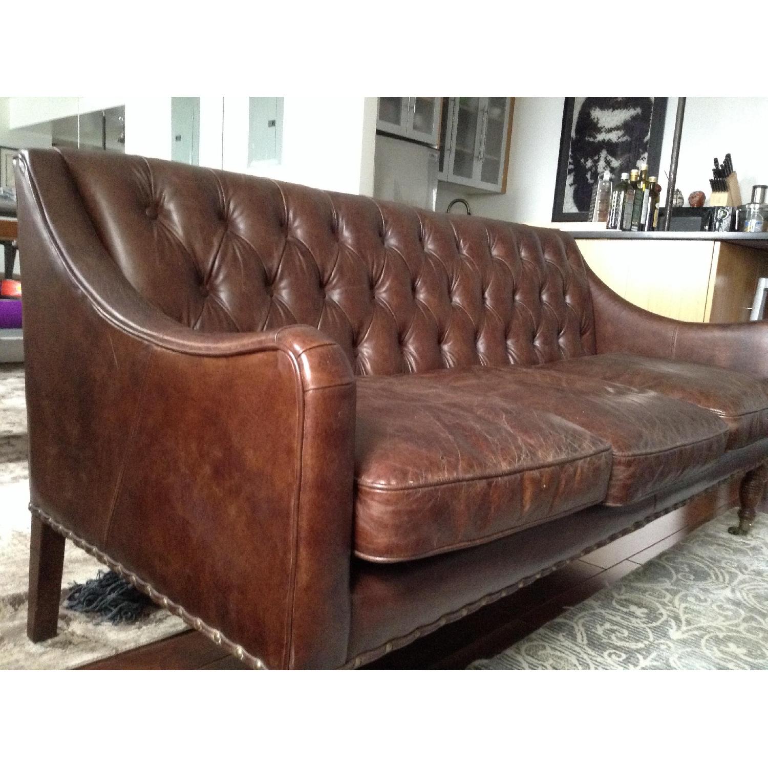 Four Hands Leather Sofa - image-3