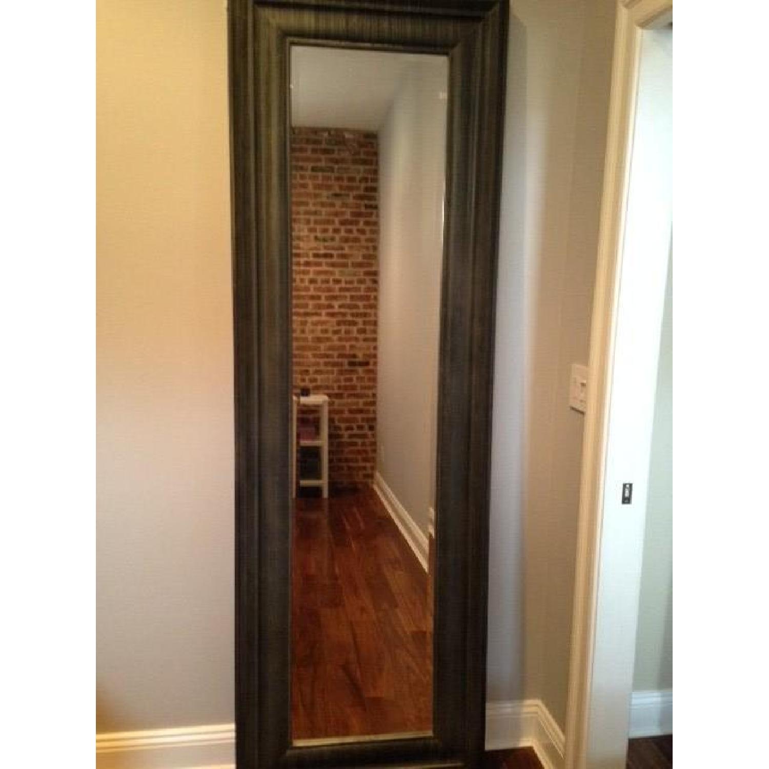 Restoration Hardware Baroque Weathered Zinc Leaner Mirror - image-2