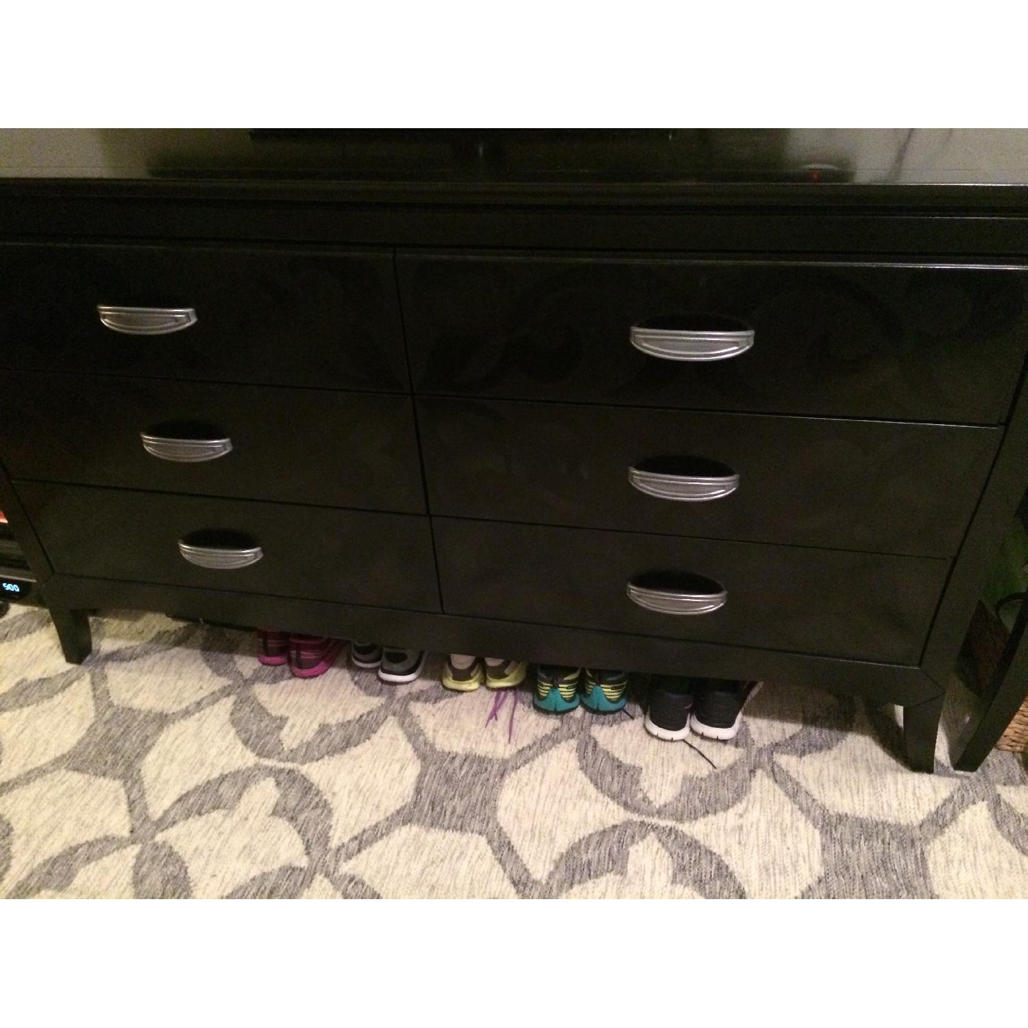 Belle Noir Dark Merlot Dresser - image-1
