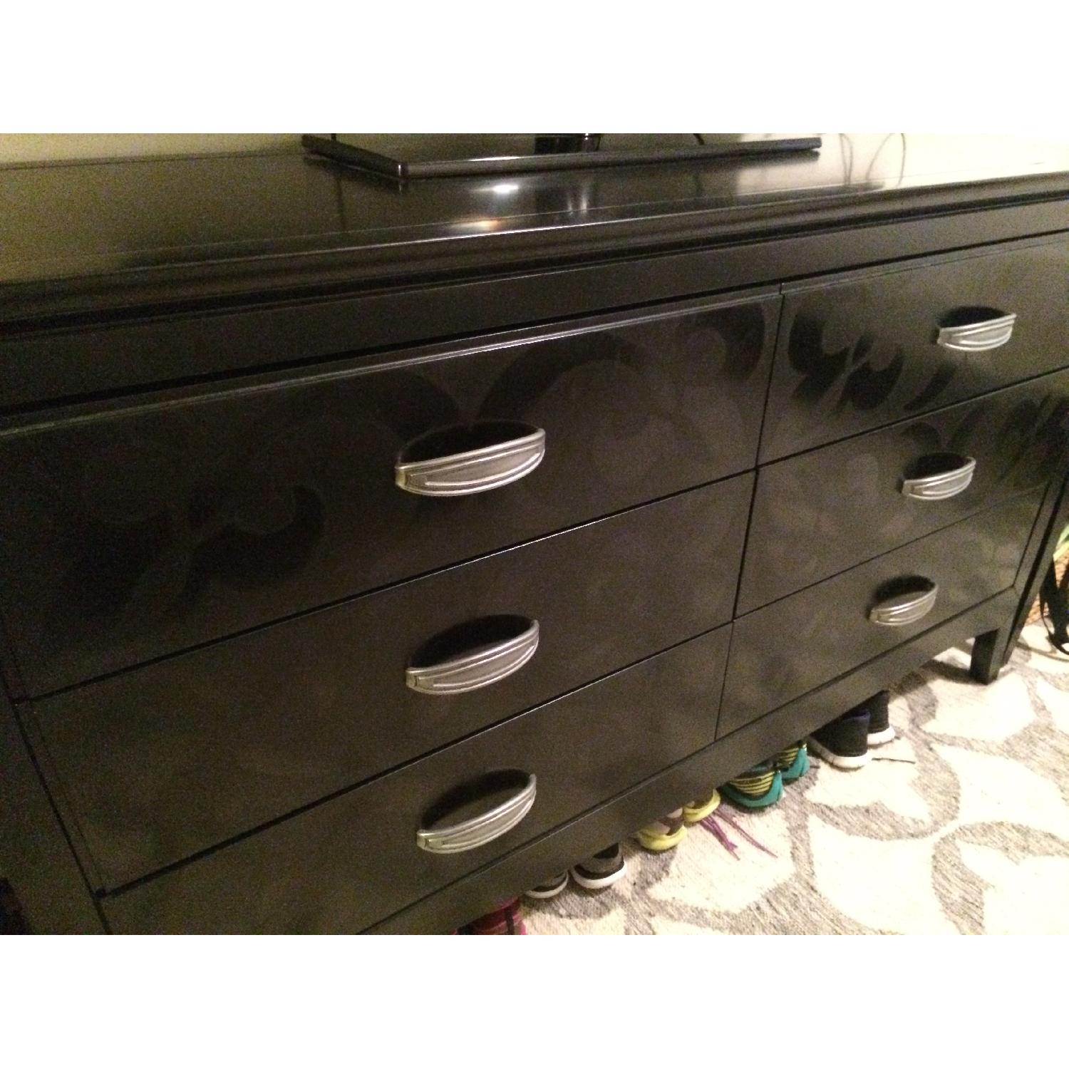 Belle Noir Dark Merlot Dresser - image-2