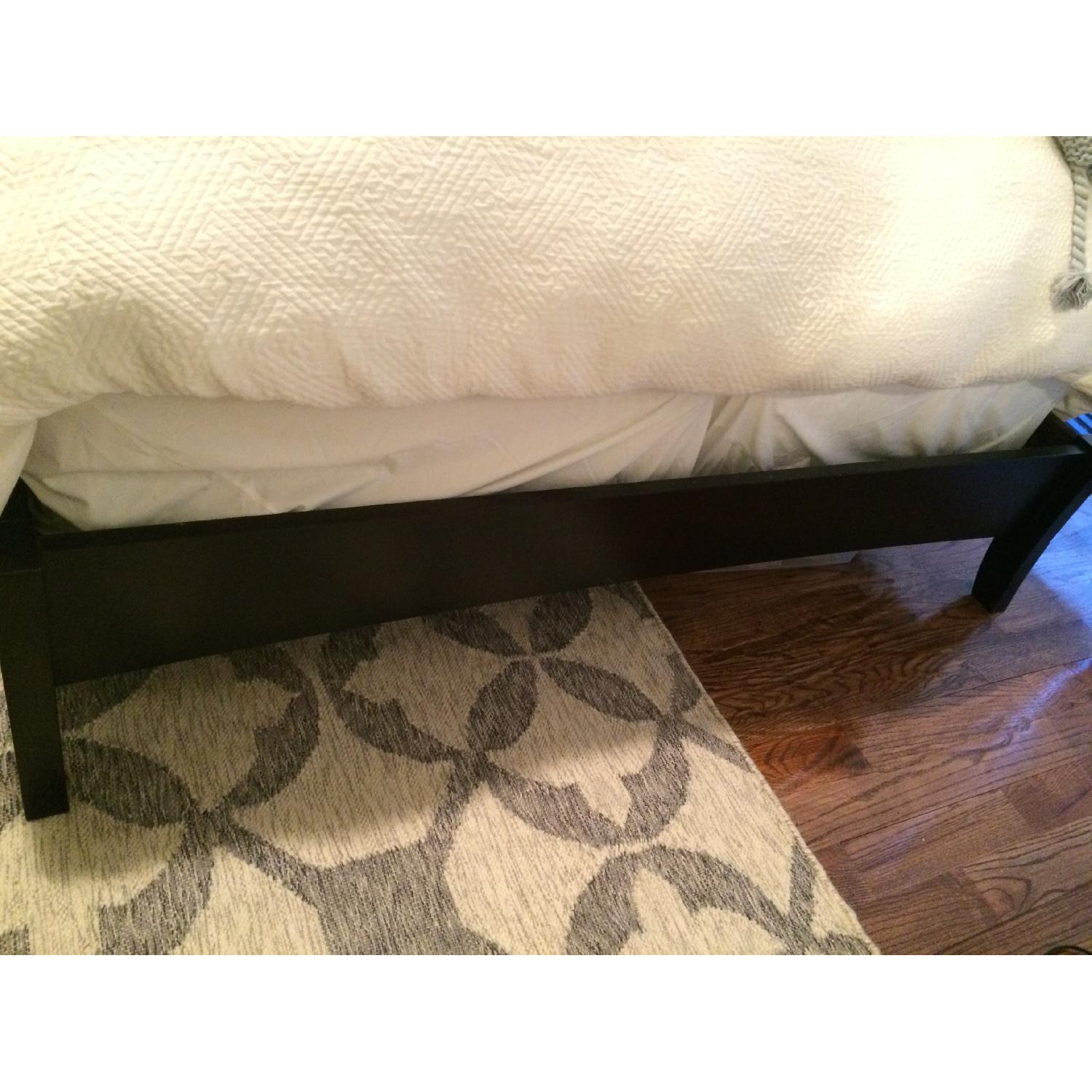 Belle Noir Cherry Wood Queen Size Bed Frame & Headboard - image-3