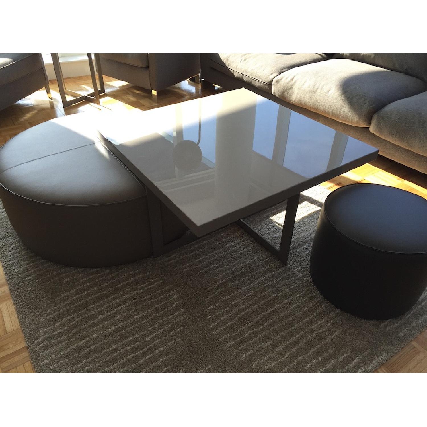 Molteni Domino Grey Side Table - image-1
