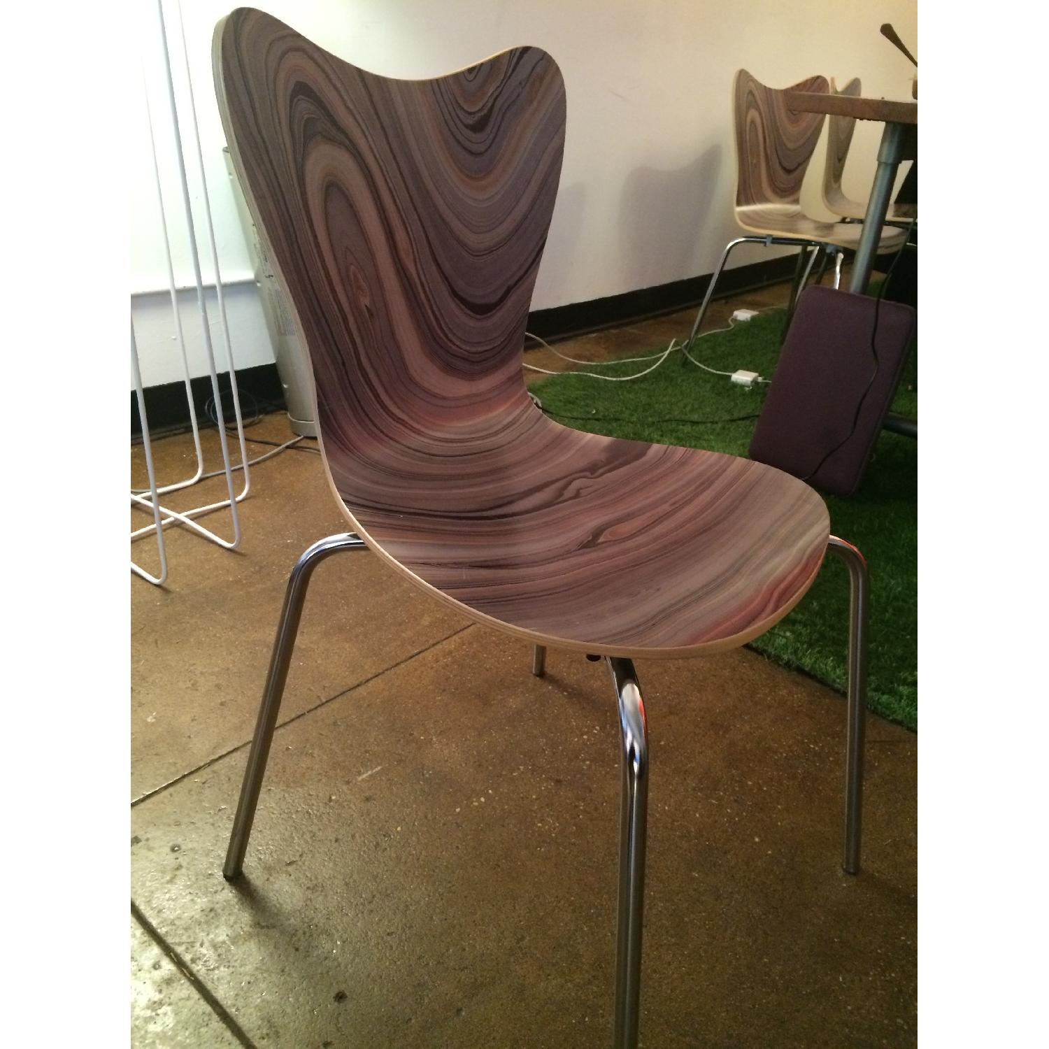 Marble Grain Accent Chair - image-3