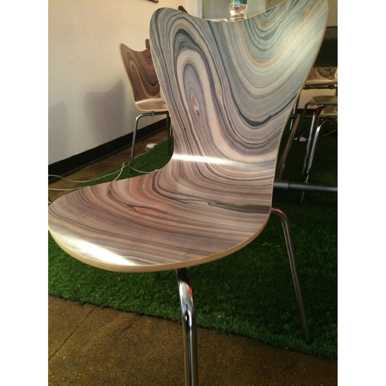 Marble Grain Accent Chair - image-5
