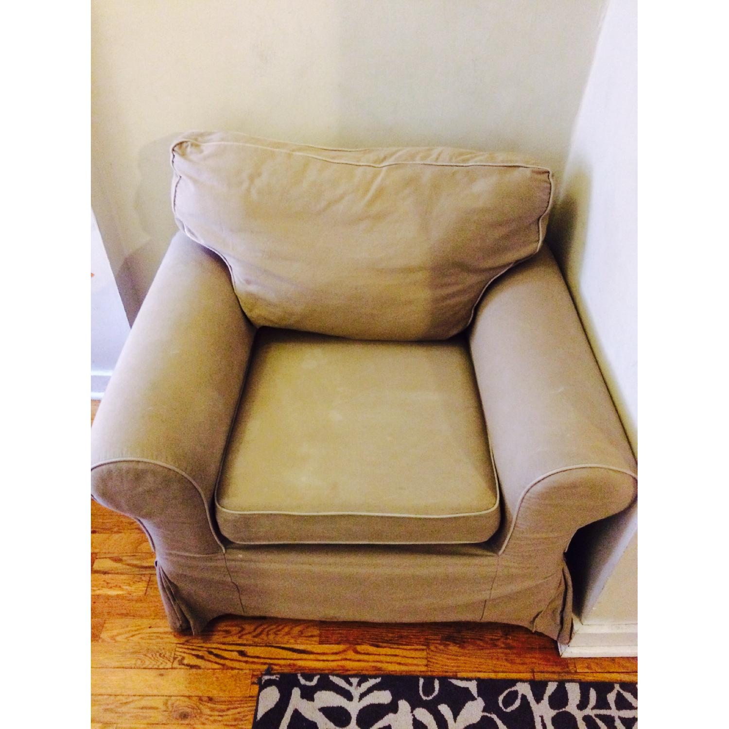 Ikea Ektorp Idemo Beige Chair - image-1