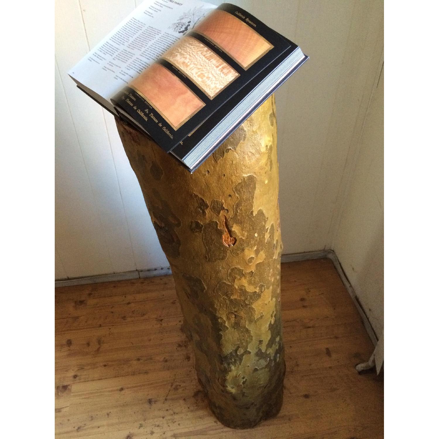 Breukelen Tafel London Plane Maple Tree Trunk Book Stand - image-3