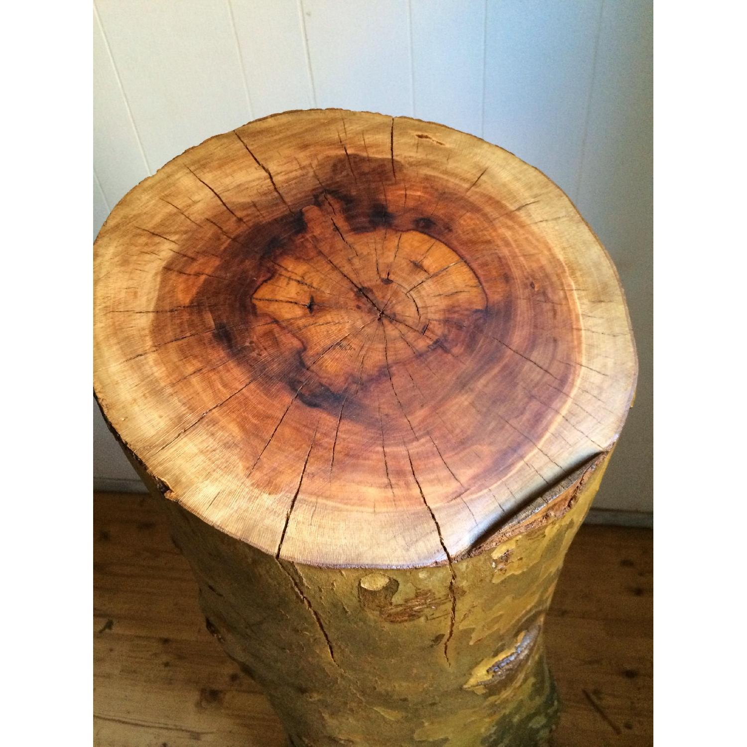 Breukelen Tafel London Plane Maple Tree Trunk Book Stand - image-5
