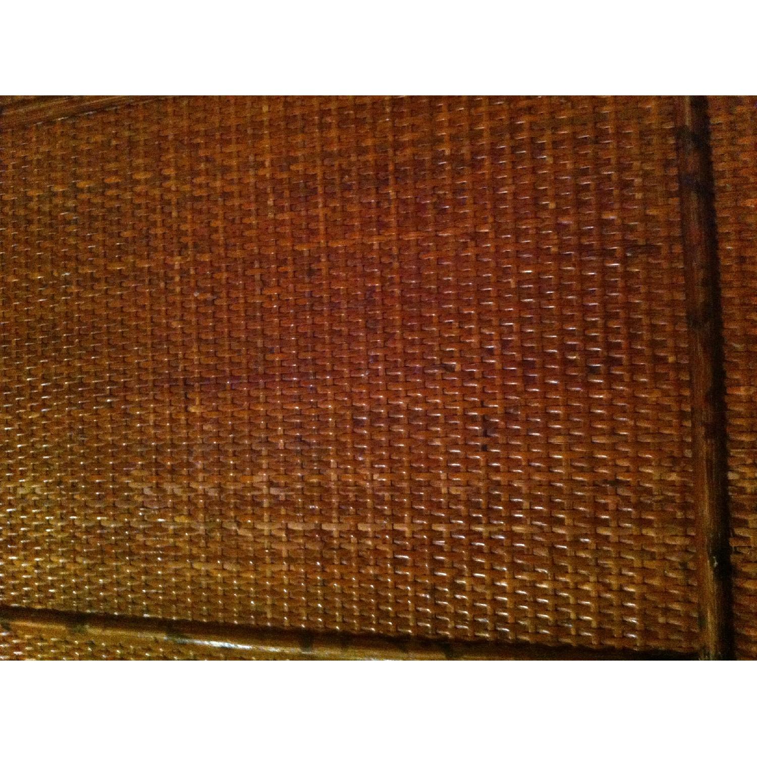 Bloomingdale's Wicker Rattan 3 Drawer Dresser - image-5