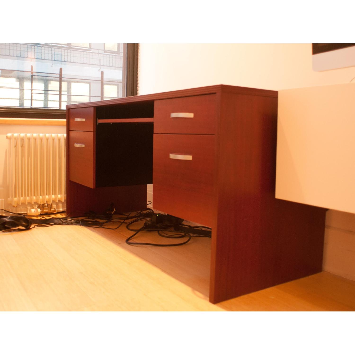 Executive Furniture Corp. Executive Office Desk w/ Lock and Drawers - image-2